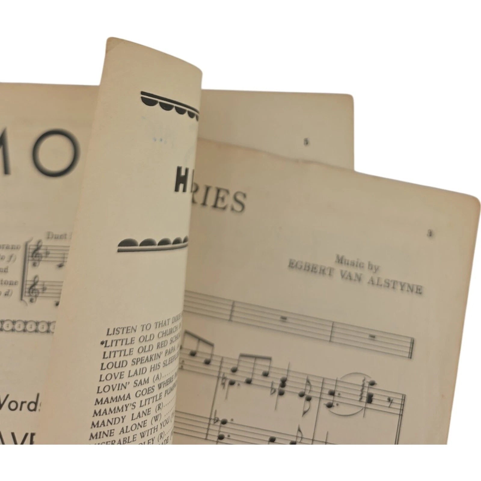 Memories 1915 Sheet Music by Egbert Van Alstyne and Gustave Kahn Remick Music