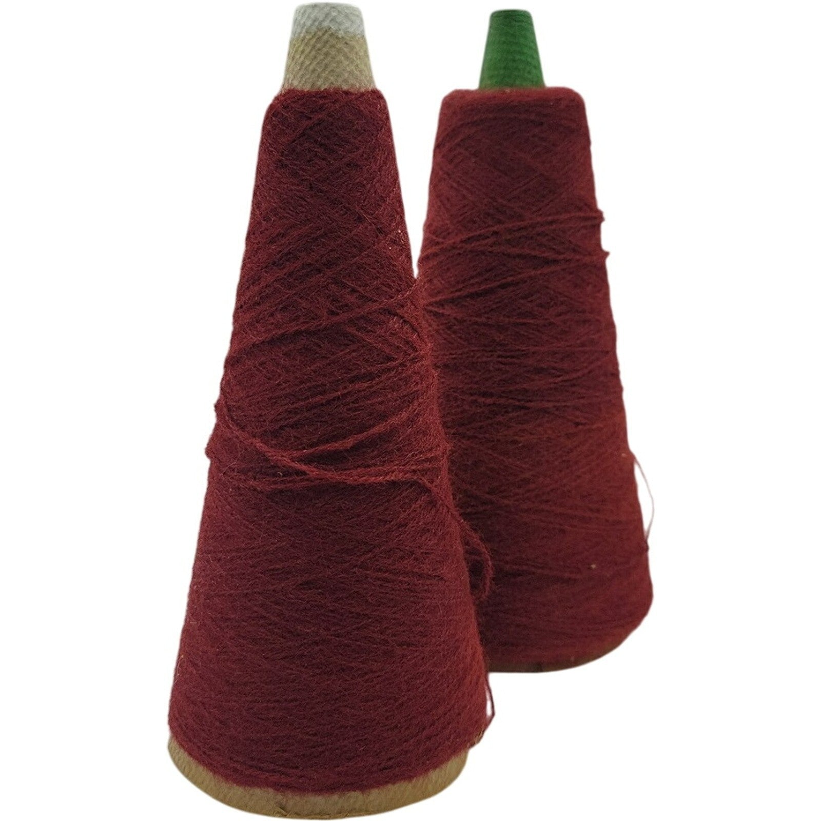 Vintage Sellers Mfg Co. 2/24 Acrylic Cone Yarn Brandy Lot of 2