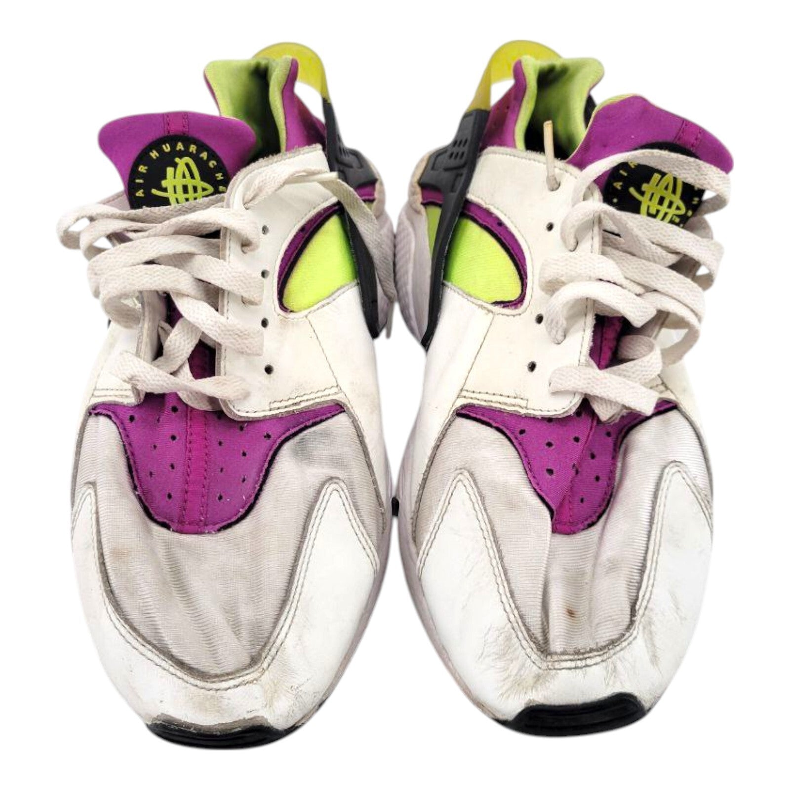 Nike Air Huarache International DD1068-104 White Magenta Neon Mens Size 11