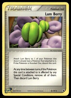 Pokemon 2003 EX Ruby Sapphire Lum Berry Null Uncommon #84 Lightly Played