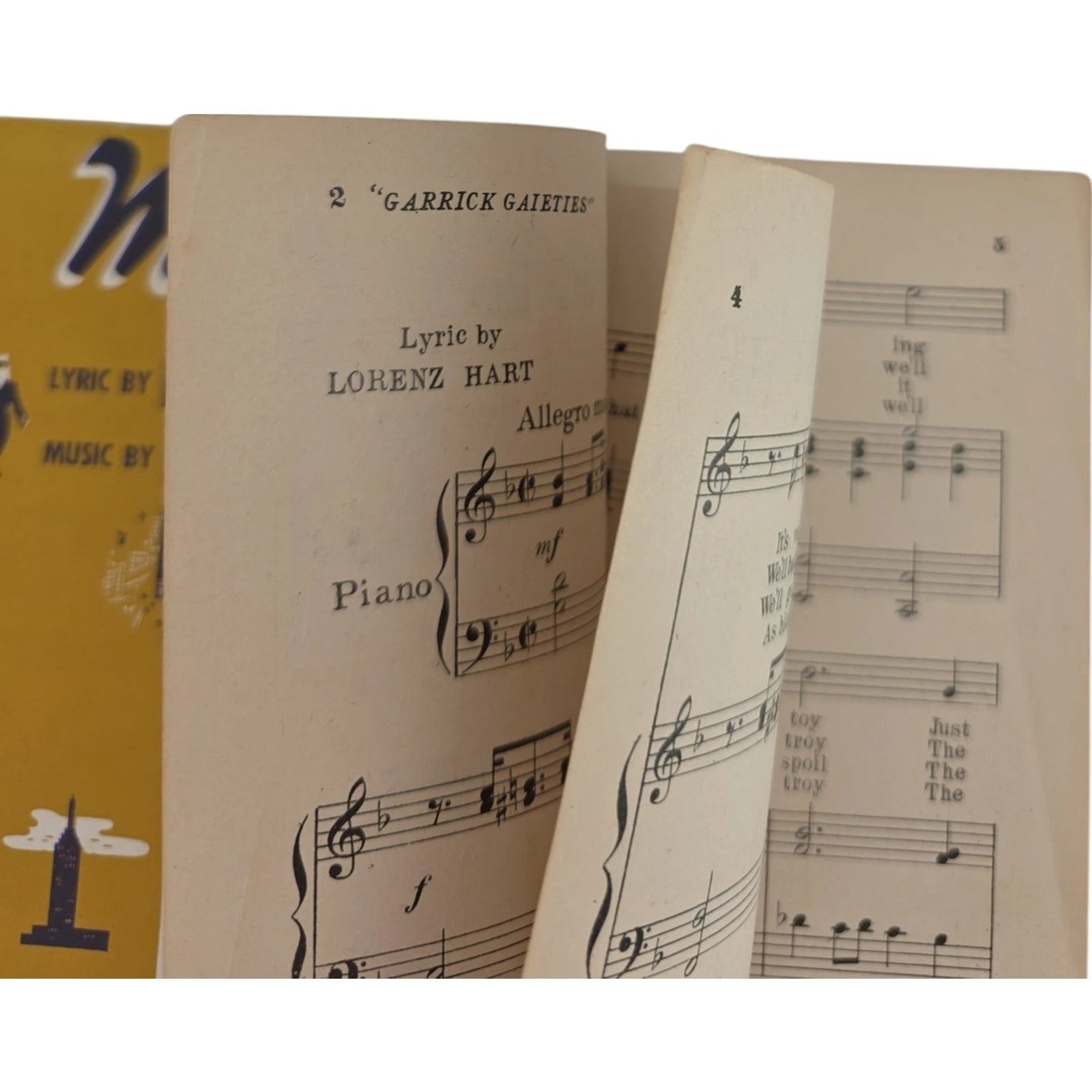 Manhattan 1925 Sheet Music by Lorenz Hart Richard Rodgers Featt by Xavier Cugat