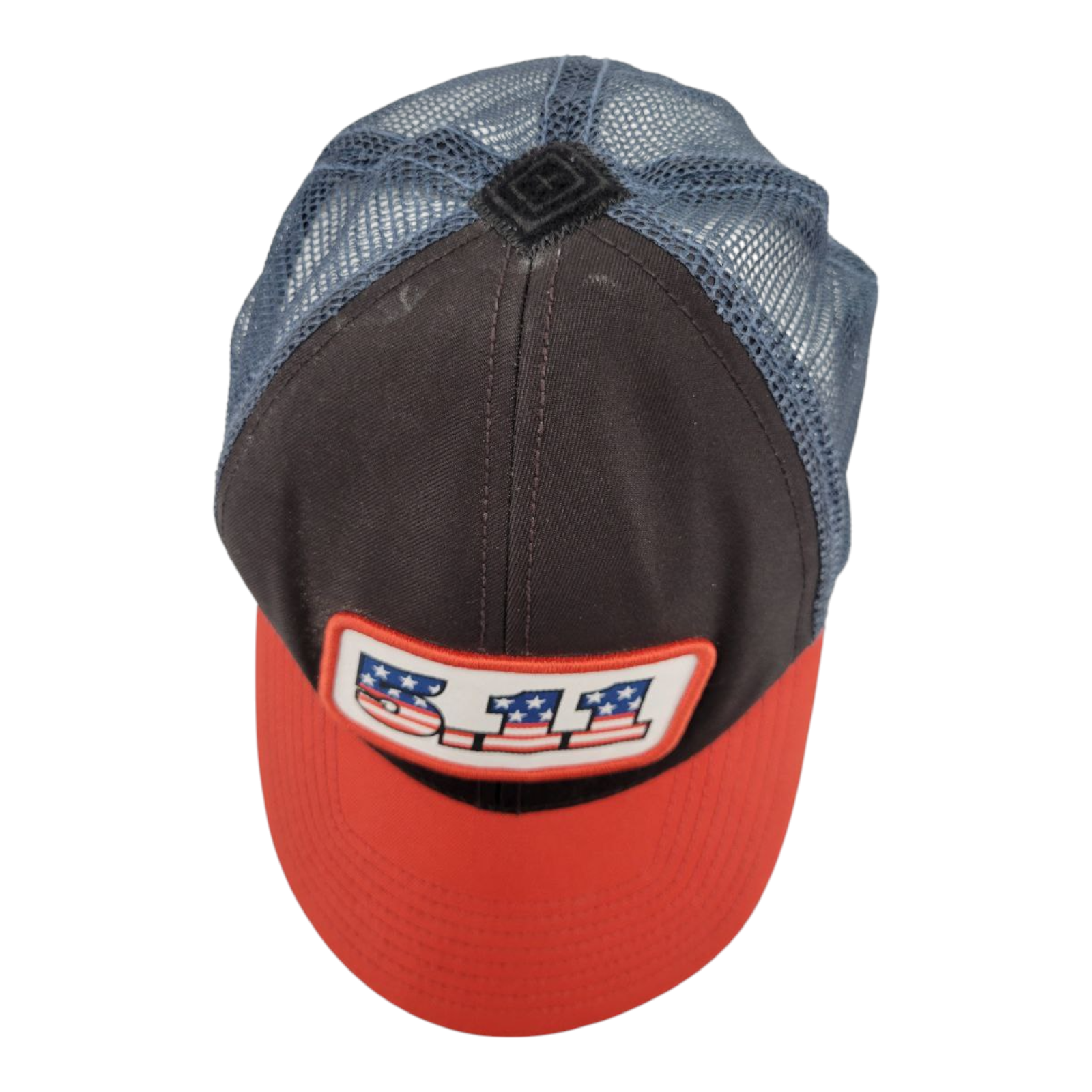 5.11 Tactical Mesh Back Trucker Hat USA Flag Logo Patch Snapback One Size