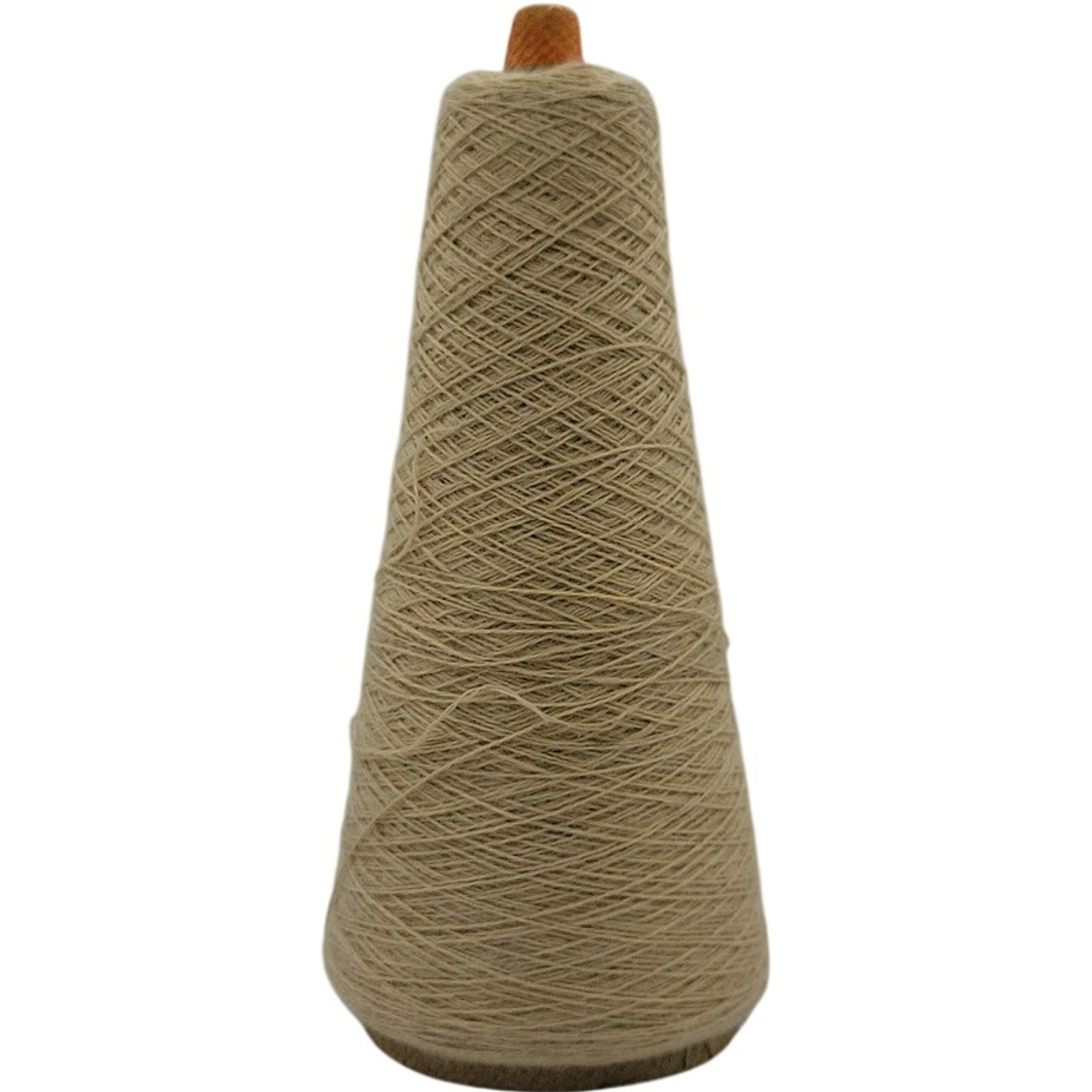 Vintage Acrylic Weaving Knitting Yarn 2/23 Beige 32907