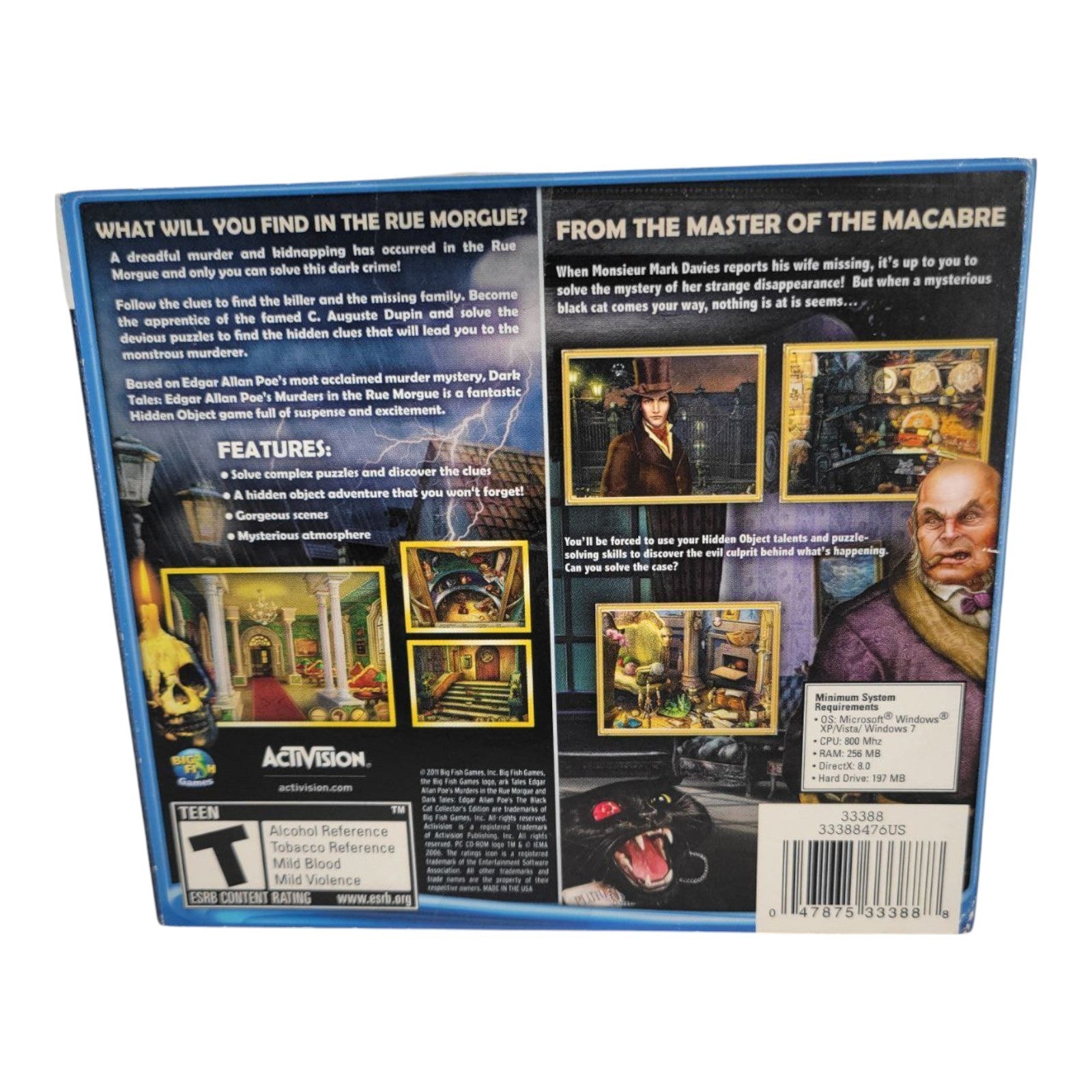 Big Fish Dark Tales 2 Game Pack PC CD Rom Game Windows 7 XP/Vista Disk Only