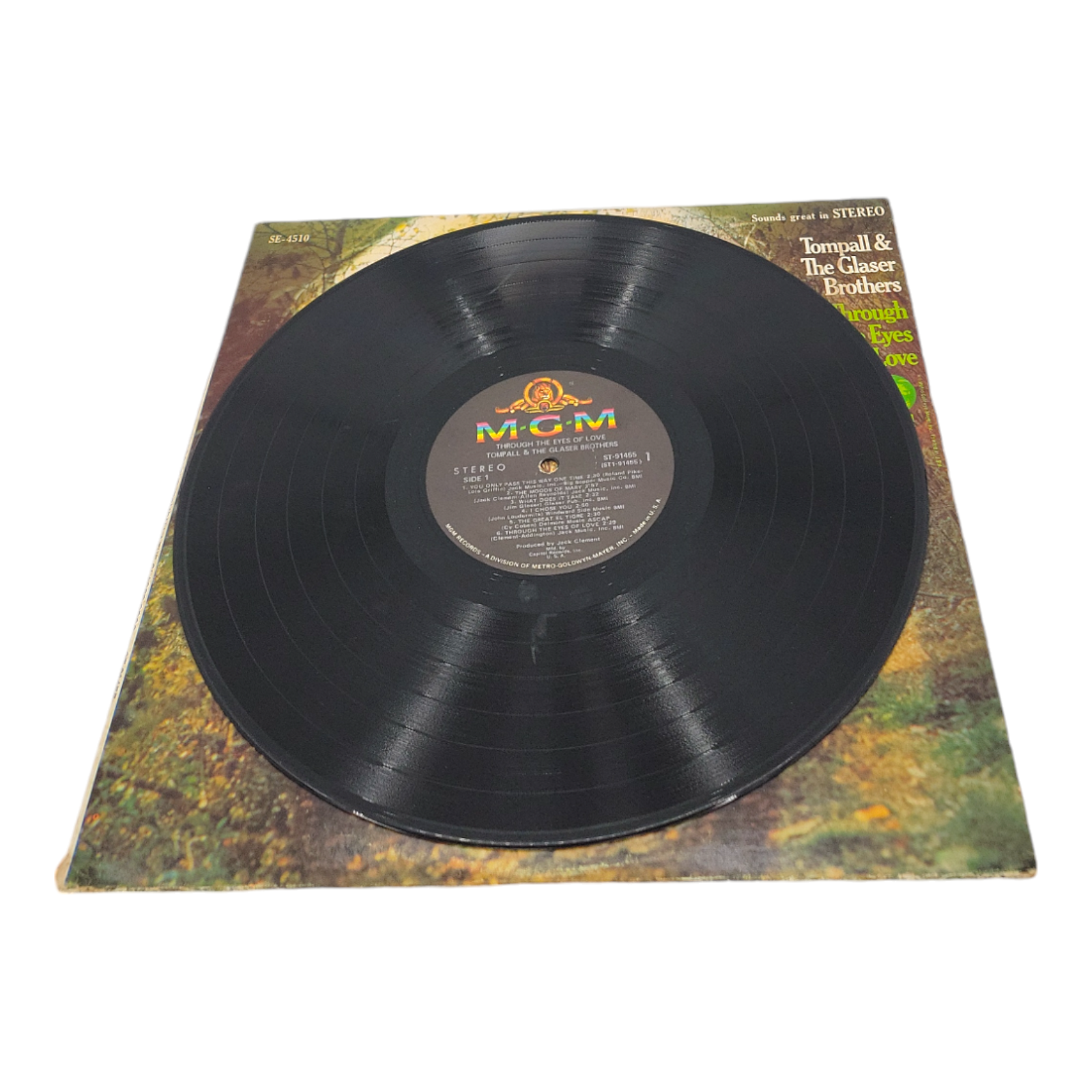 1968 Tompall & The Glaser Brothers Through the Eyes of Love Vinyl LP 1st Issue