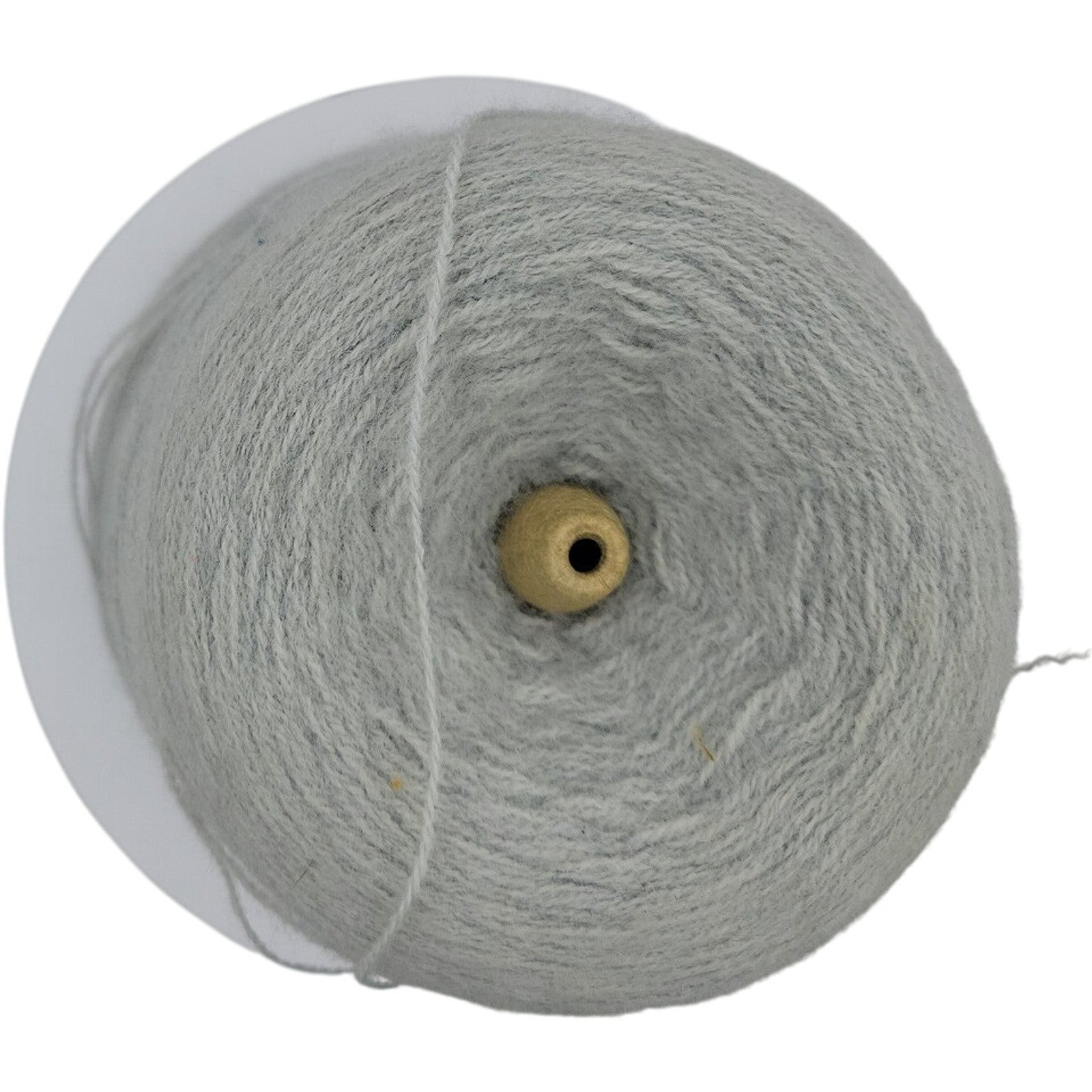 Vintage Templon 2/24 Grey Heather Cone Yarn Weaving Knitting S-83356
