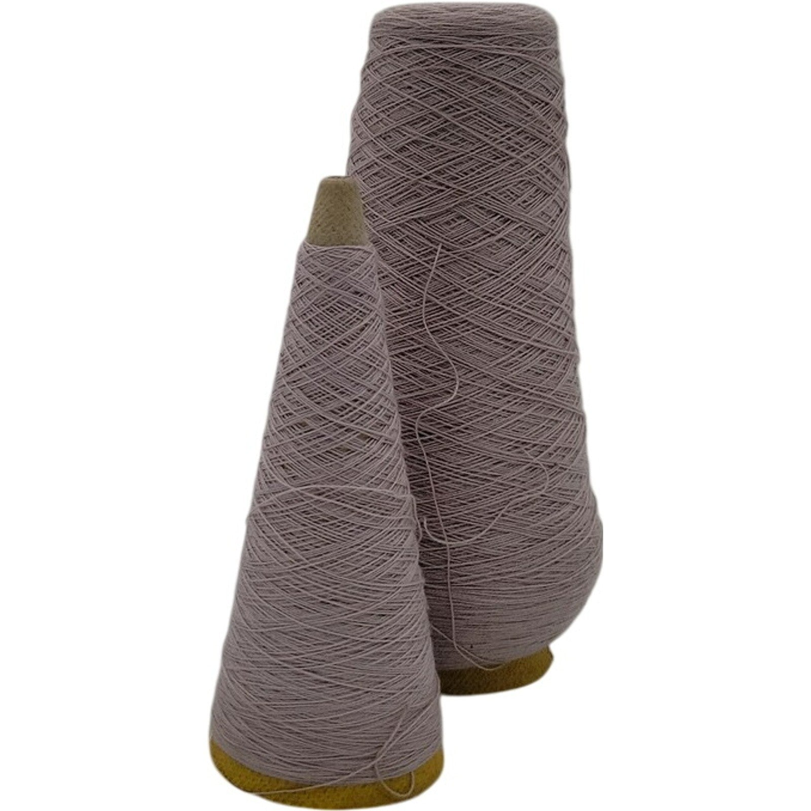 Vintage 1980s Pisgah Yarn 2/24 LT Gray 13613 Acrylic Yarn Cones Lot of 2