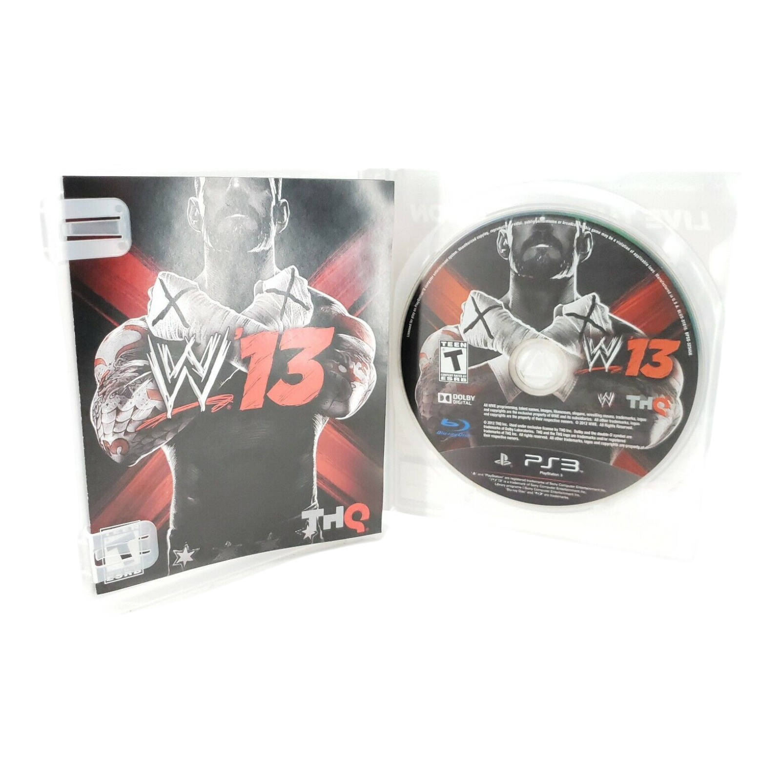 WWE 13 Sony PlayStation 3 PS3 Game 2012 with Manual
