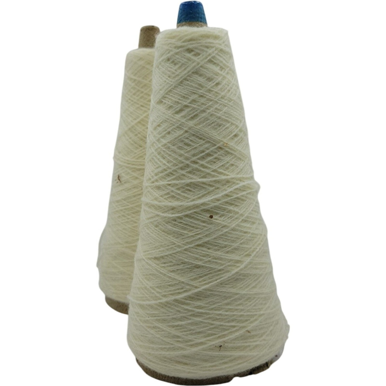 Vintage 24 Cp Wax 50/50 New Merge Acrylic Weaving Knitting Yarn 2/24 Ivory 30659