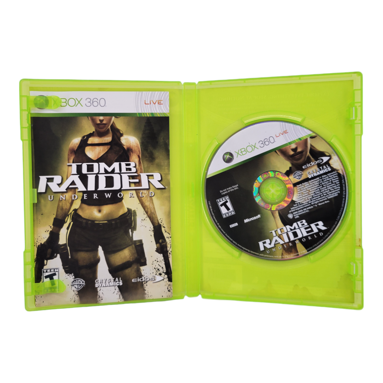 Microsoft Xbox 360 Tomb Raider Underworld 2008 with Case and Manual