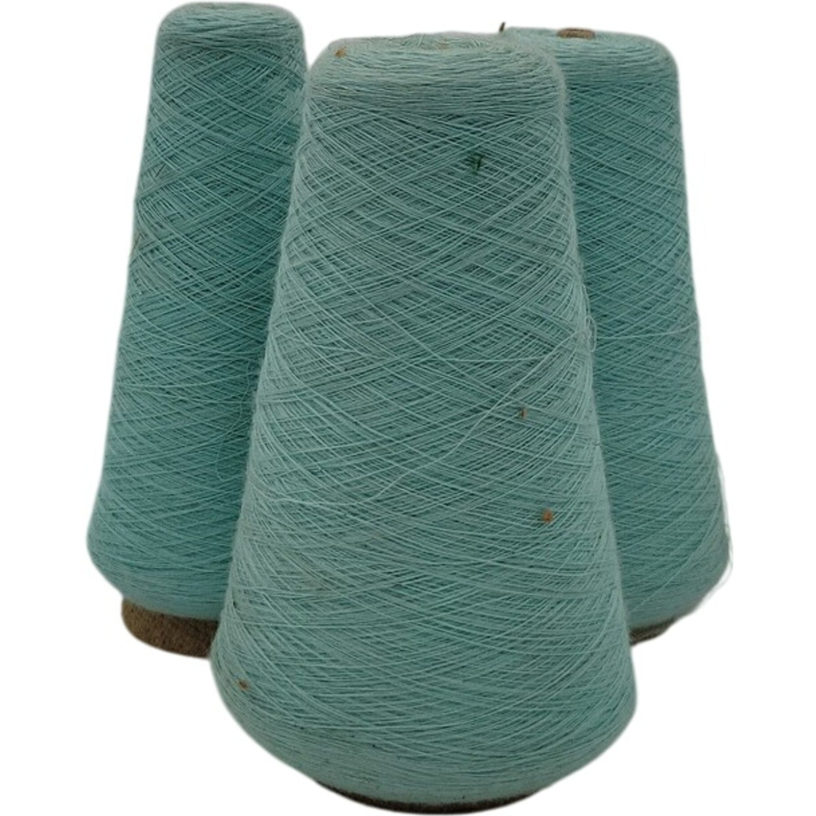 Vintage Phoenix Dye Works 1/28 Acrylic Yarn Cone Jade 0024731 Lot of 3