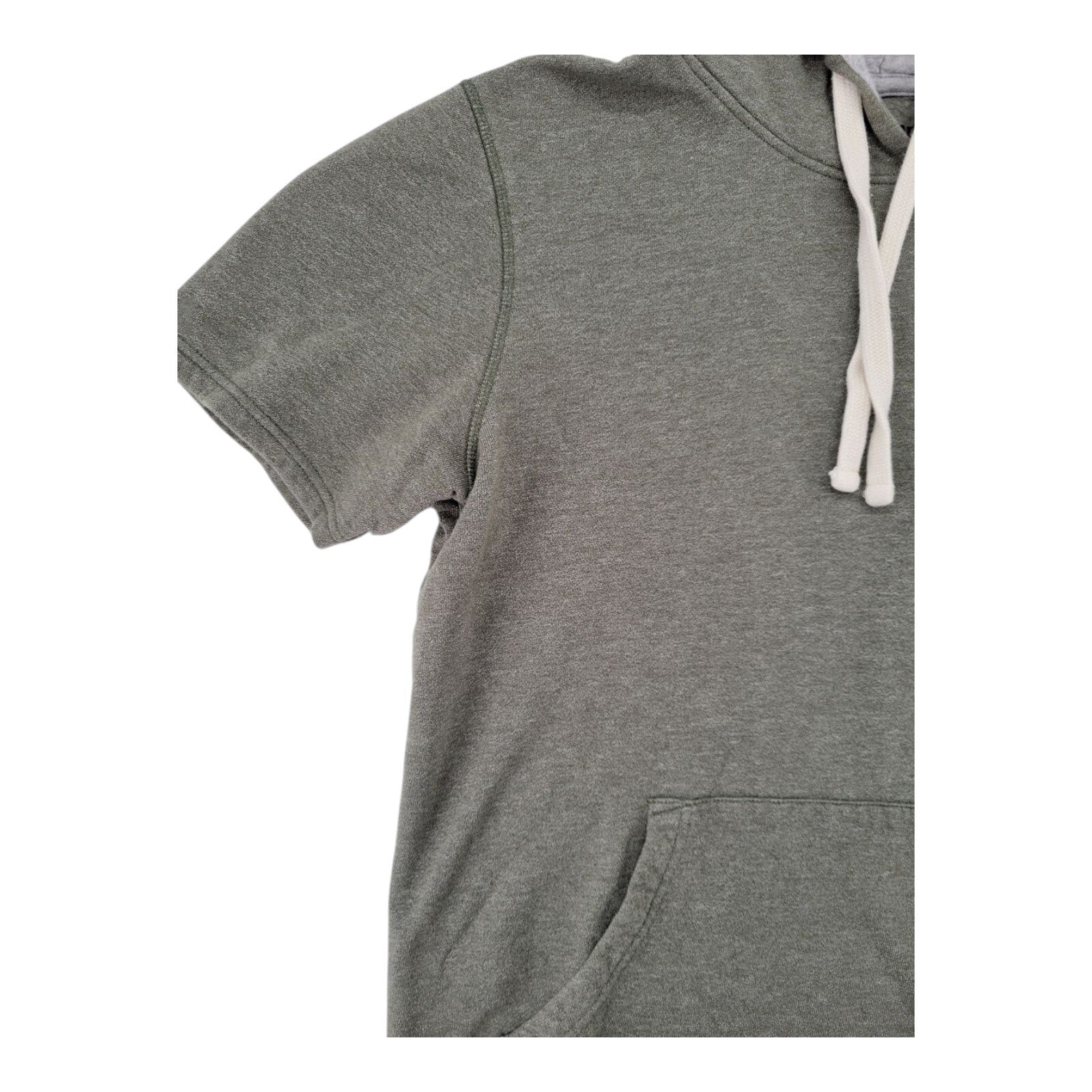 Libertador New York City Short Sleeve Hoodie Olive Green S Longer Length