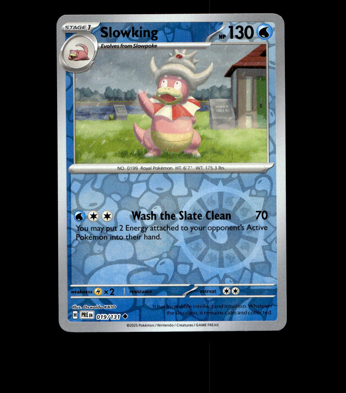 Slowking - 019/131 - Prismatic Evolutions - Reverse Holo Near Mint