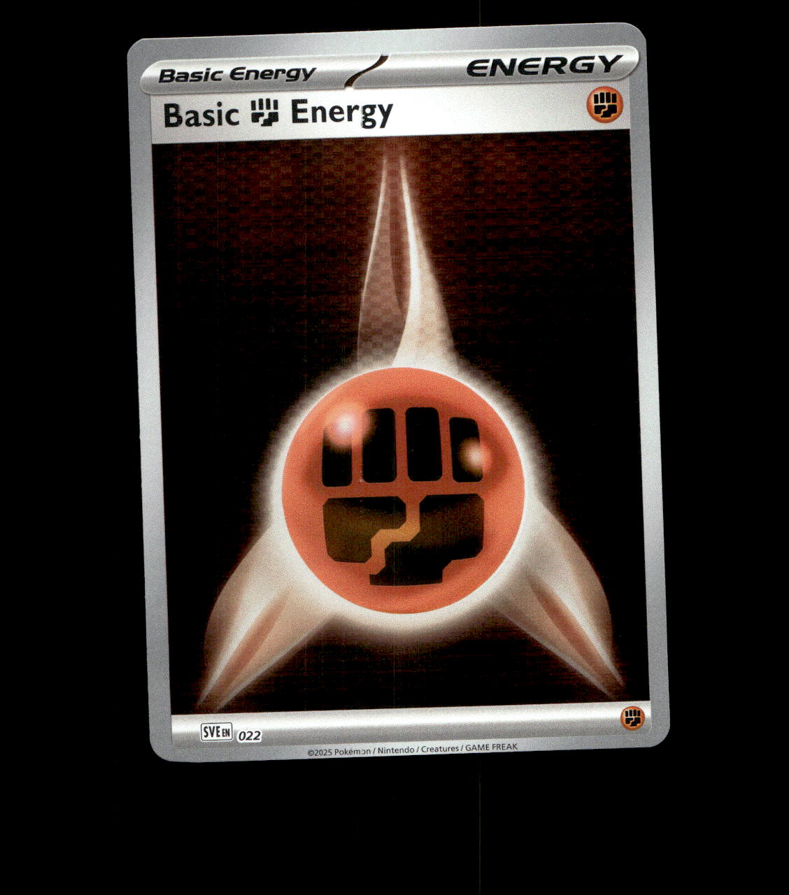 Basic Fighting Energy - 022 - Scarlet & Violet - Holo Near Mint