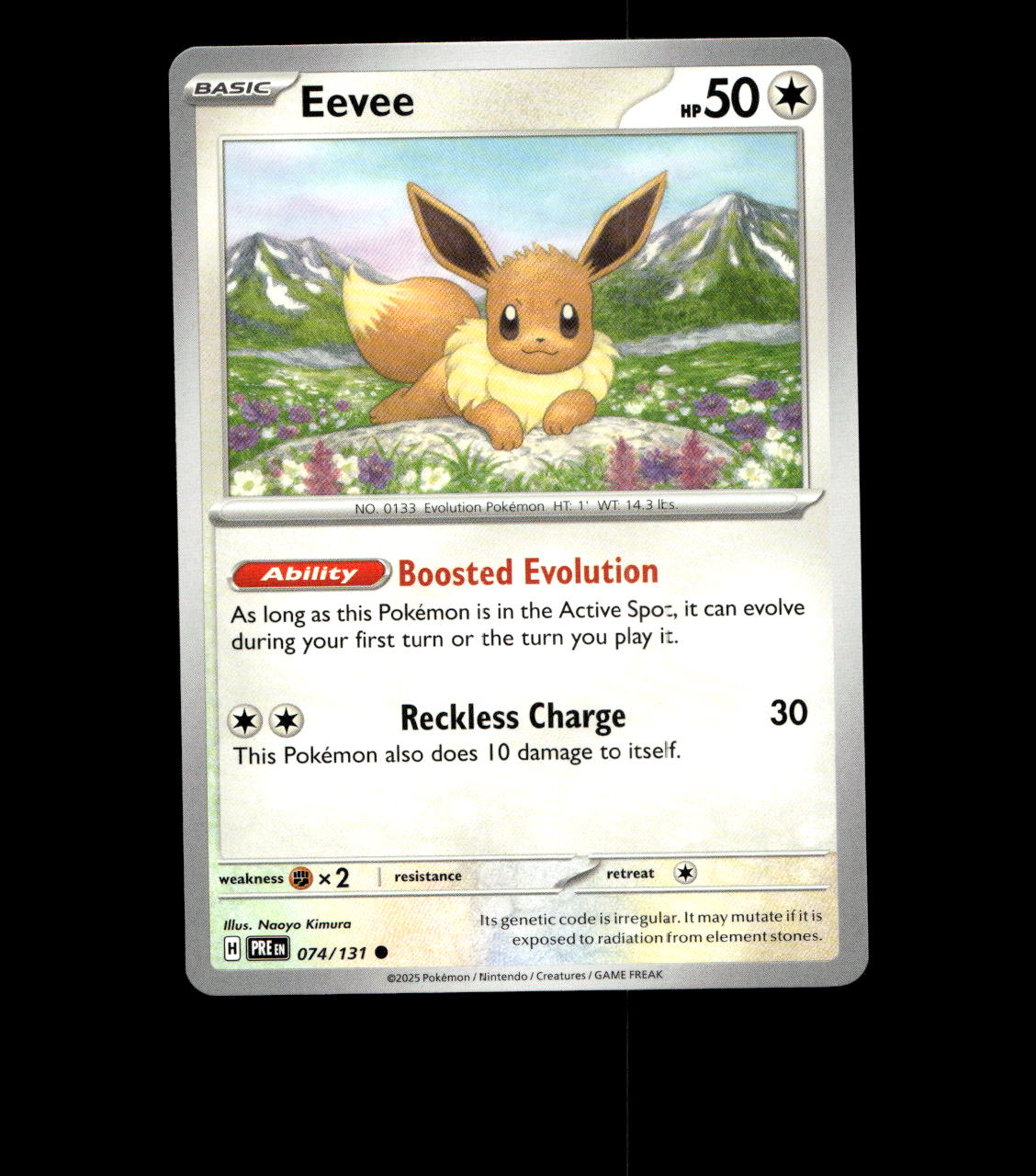 Eevee - 074/131 - Prismatic Evolutions - Near Mint