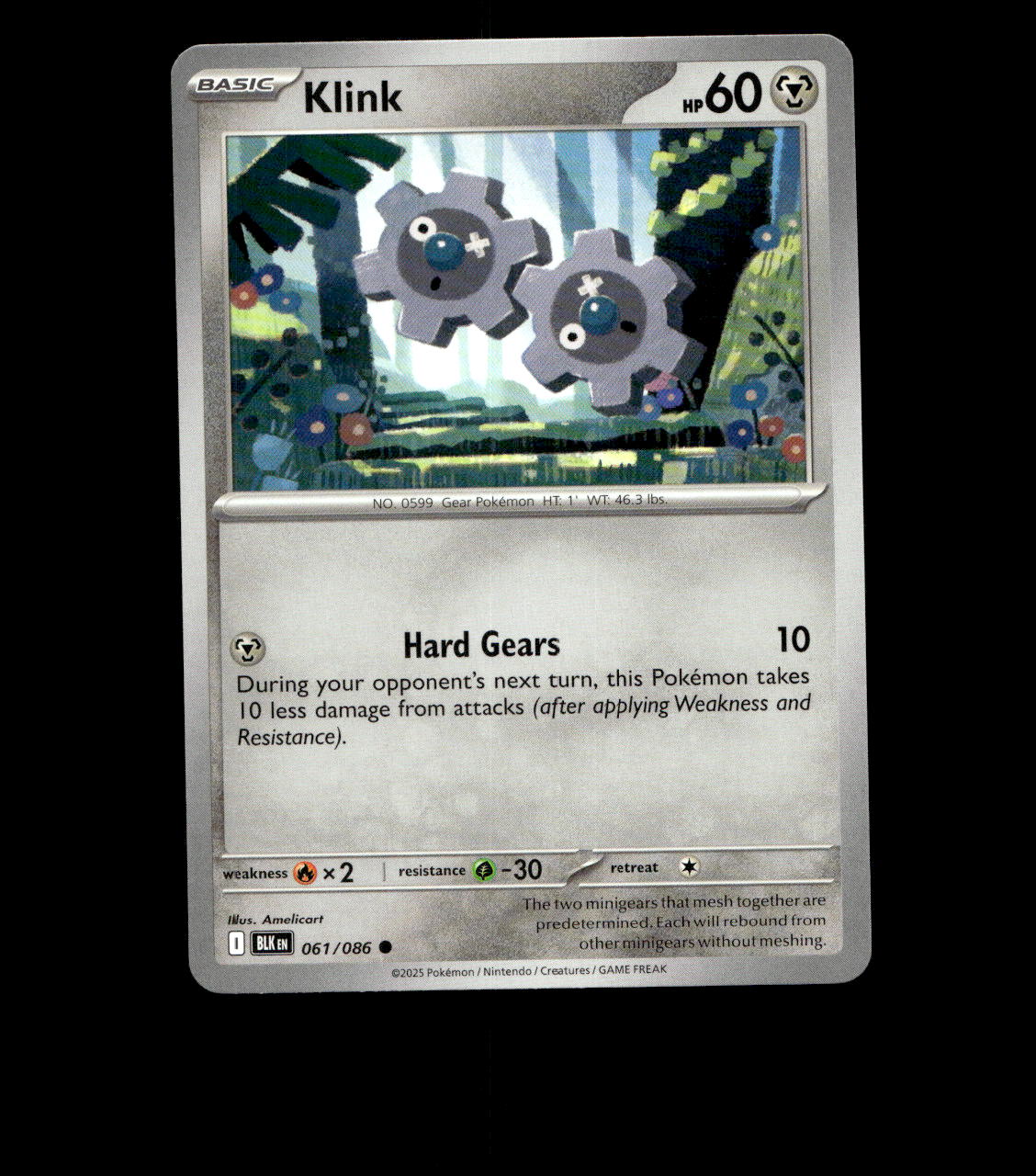 Klink – 061/086 – Black Bolt – Near Mint