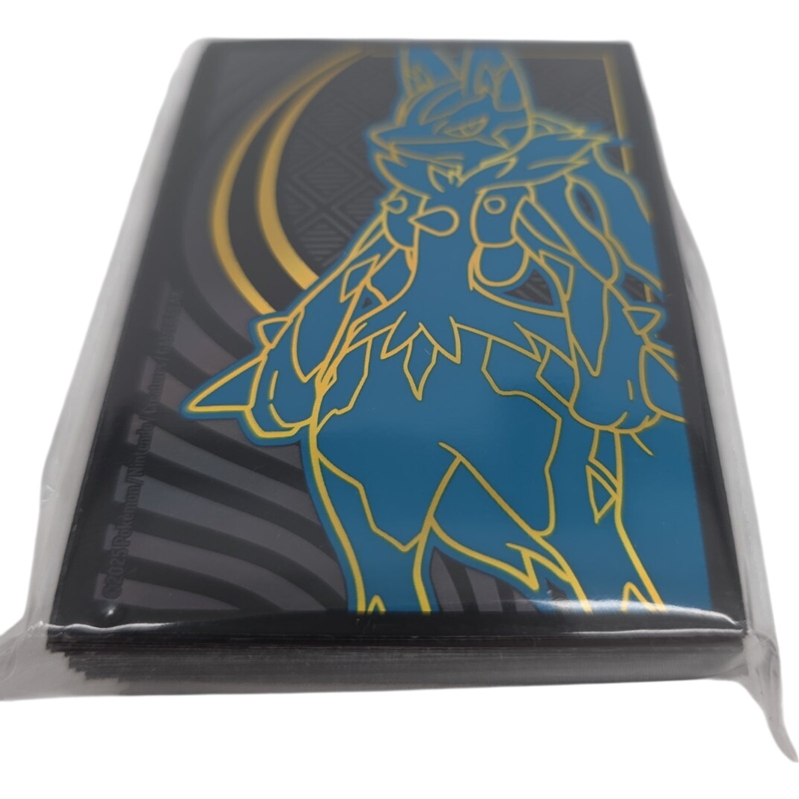 Pokémon ETB Sleeves Mega Evolution Lucario Individual Card Sleeves 65 Ct