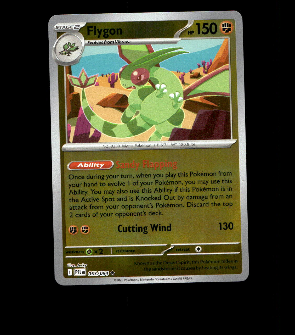 Flygon – 053/094 – Phantasmal Flames – Reverse Holo Near Mint