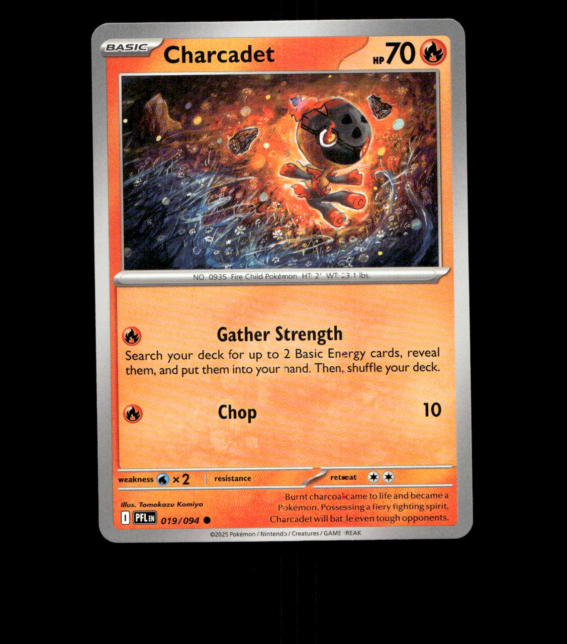 Charcadet - 019/094 - Phantasmal Flames - Near Mint