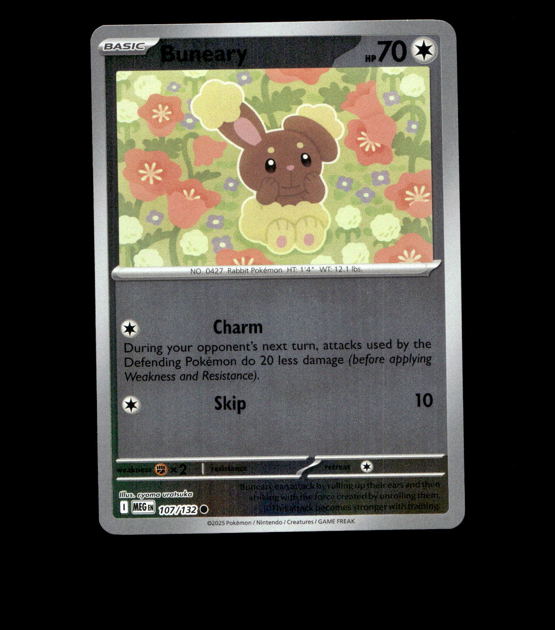 Buneary - 107/132 - Mega Evolution - Reverse Holo Near Mint