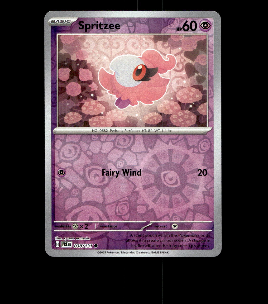 Spritzee - 038/131 - Prismatic Evolutions - Reverse Holo - Near Mint