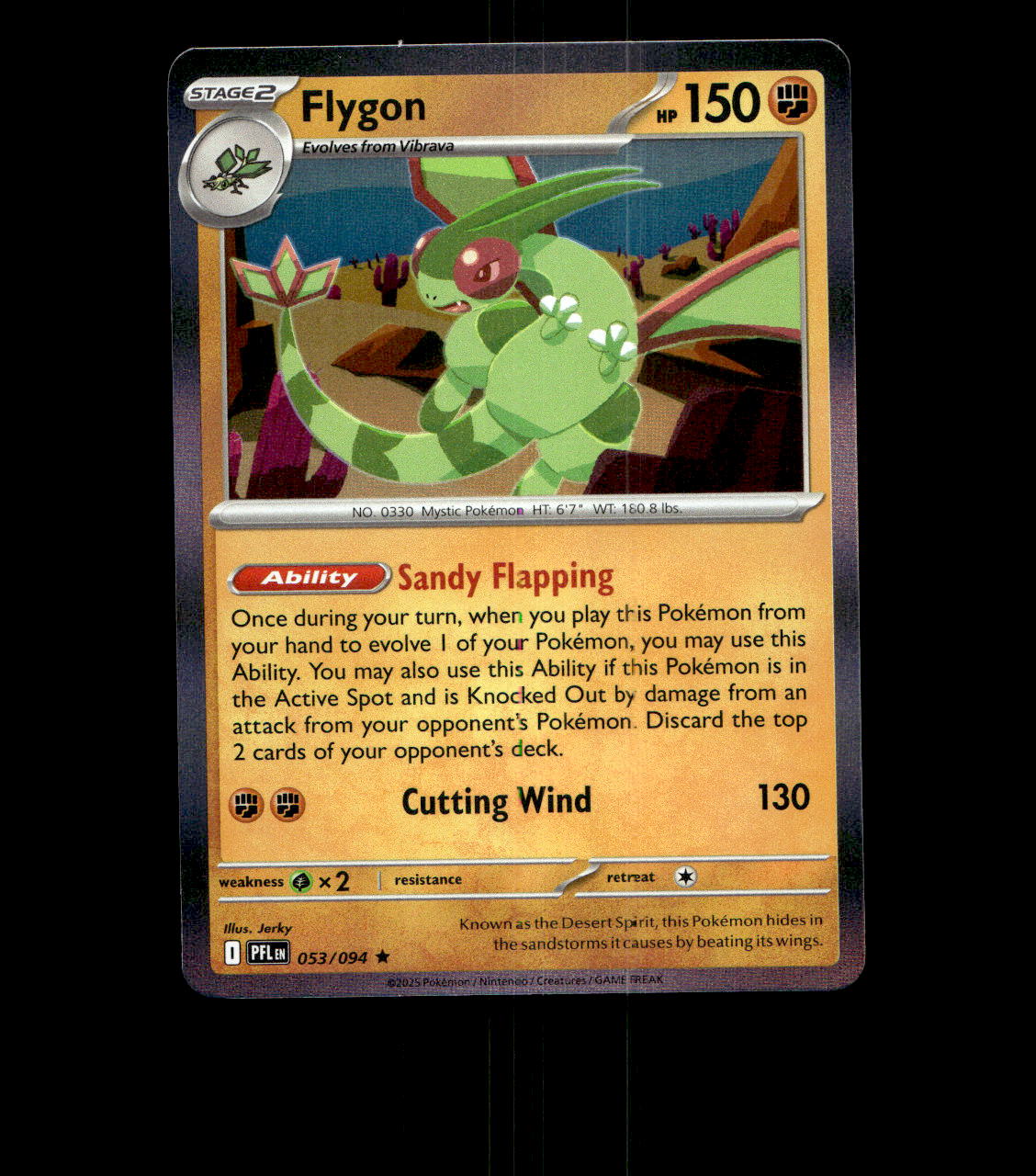 Flygon - 053/094 - Phantasmal Flames - Holo Near Mint