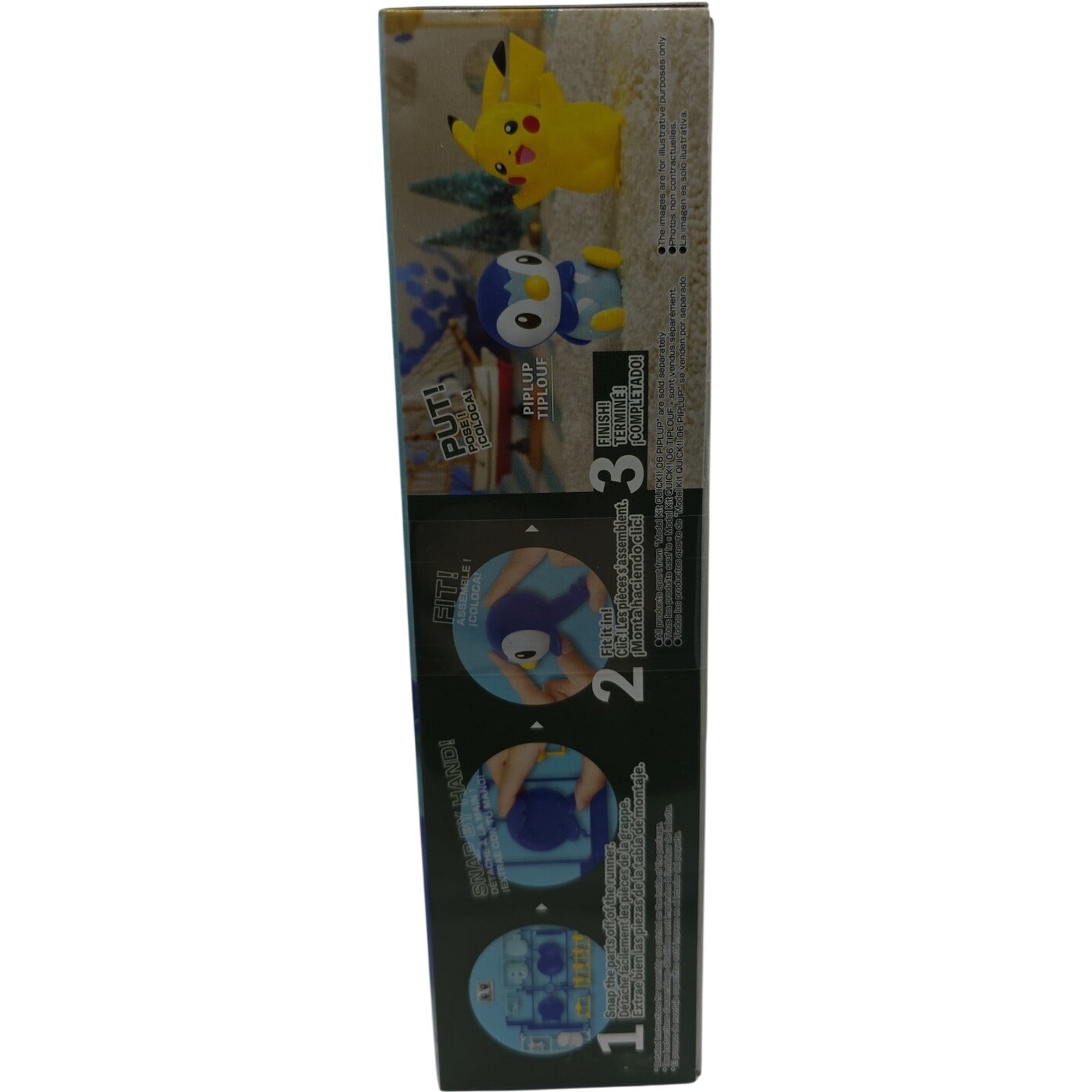 Bandai Pokemon Model Kit Quick Piplup Tipplouf 06 Easy Snap Build Figure