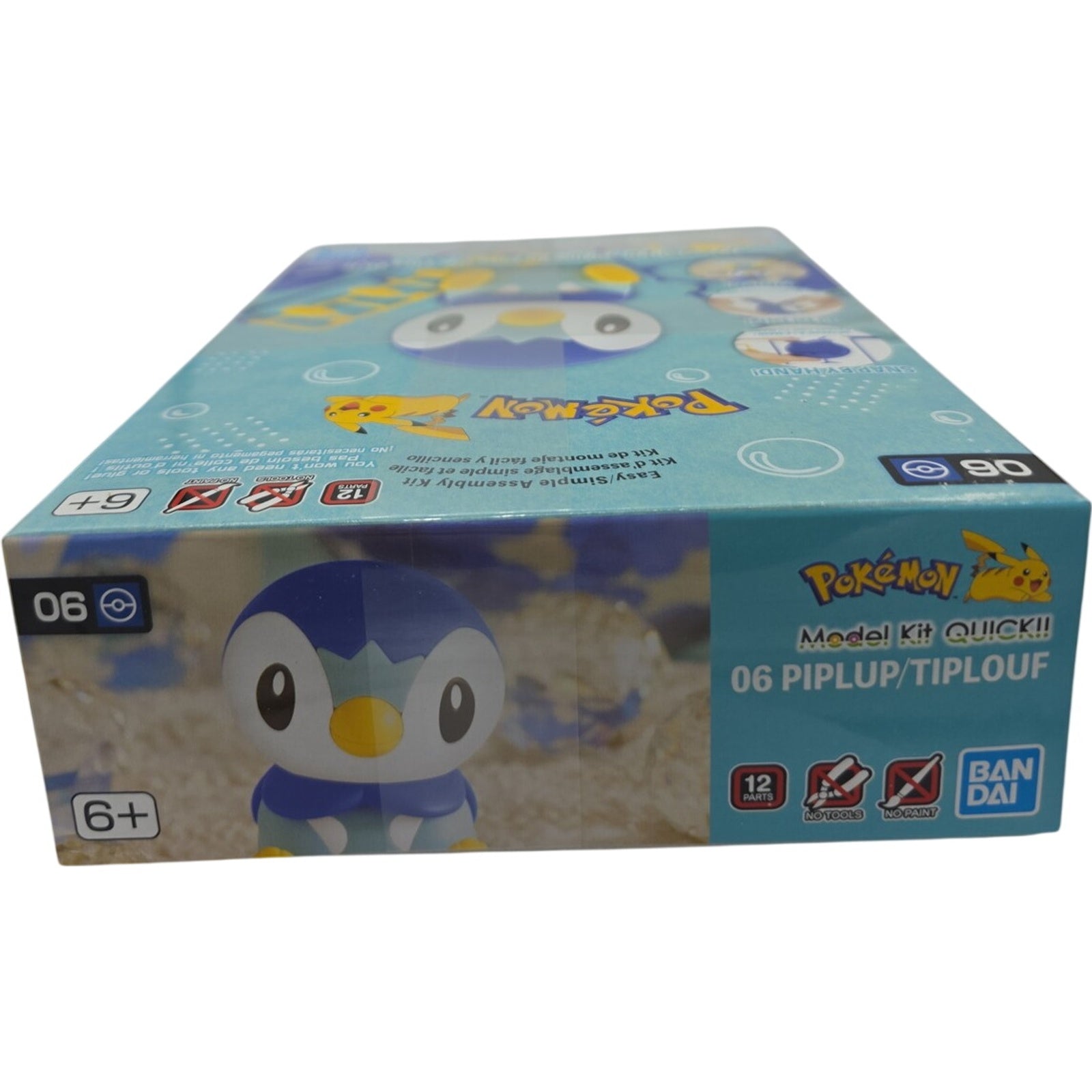 Bandai Pokemon Model Kit Quick Piplup Tipplouf 06 Easy Snap Build Figure
