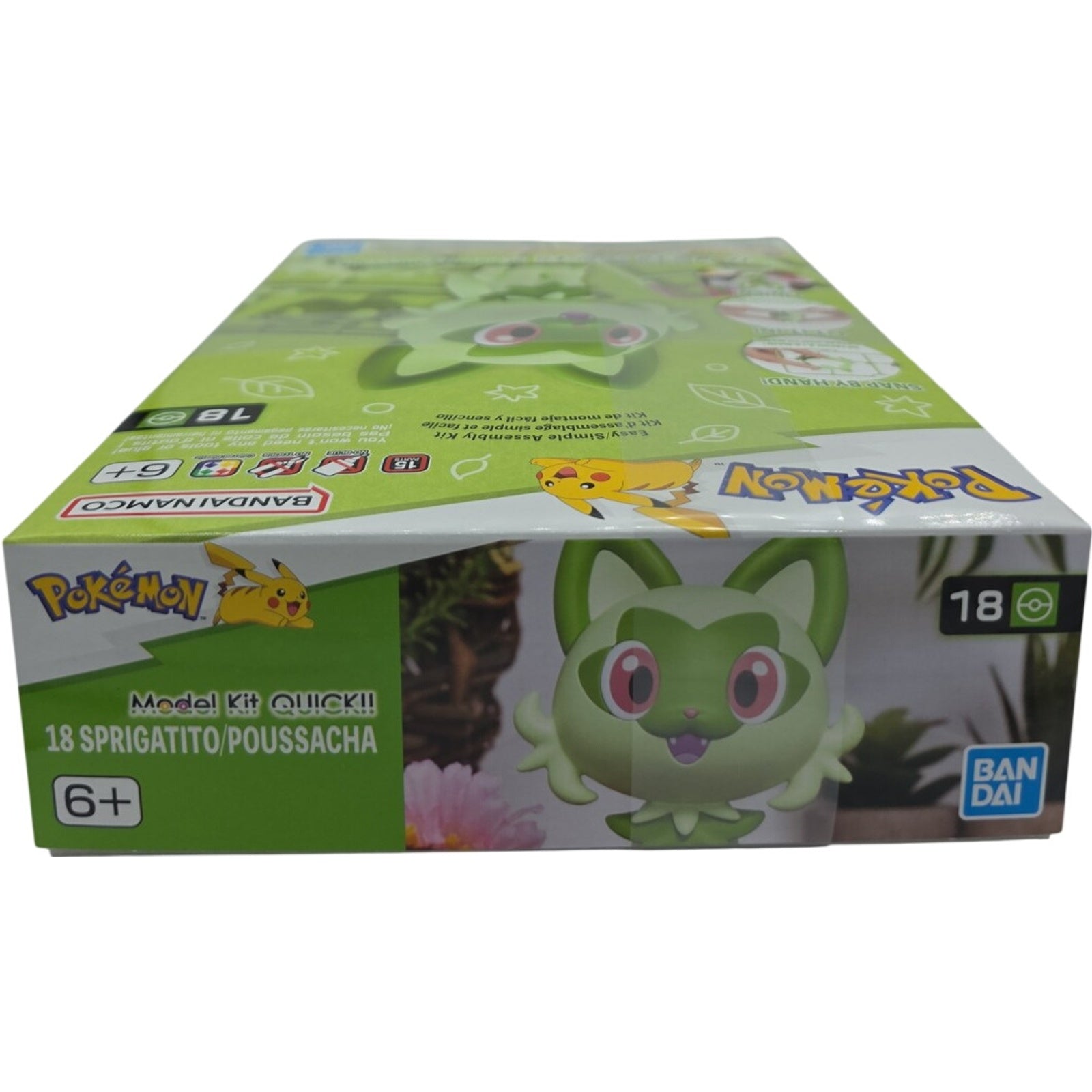 Bandai Spirit Pokemon QUICK!! 18 Sprigatito Plastic Model Kit Easy Snap Figure