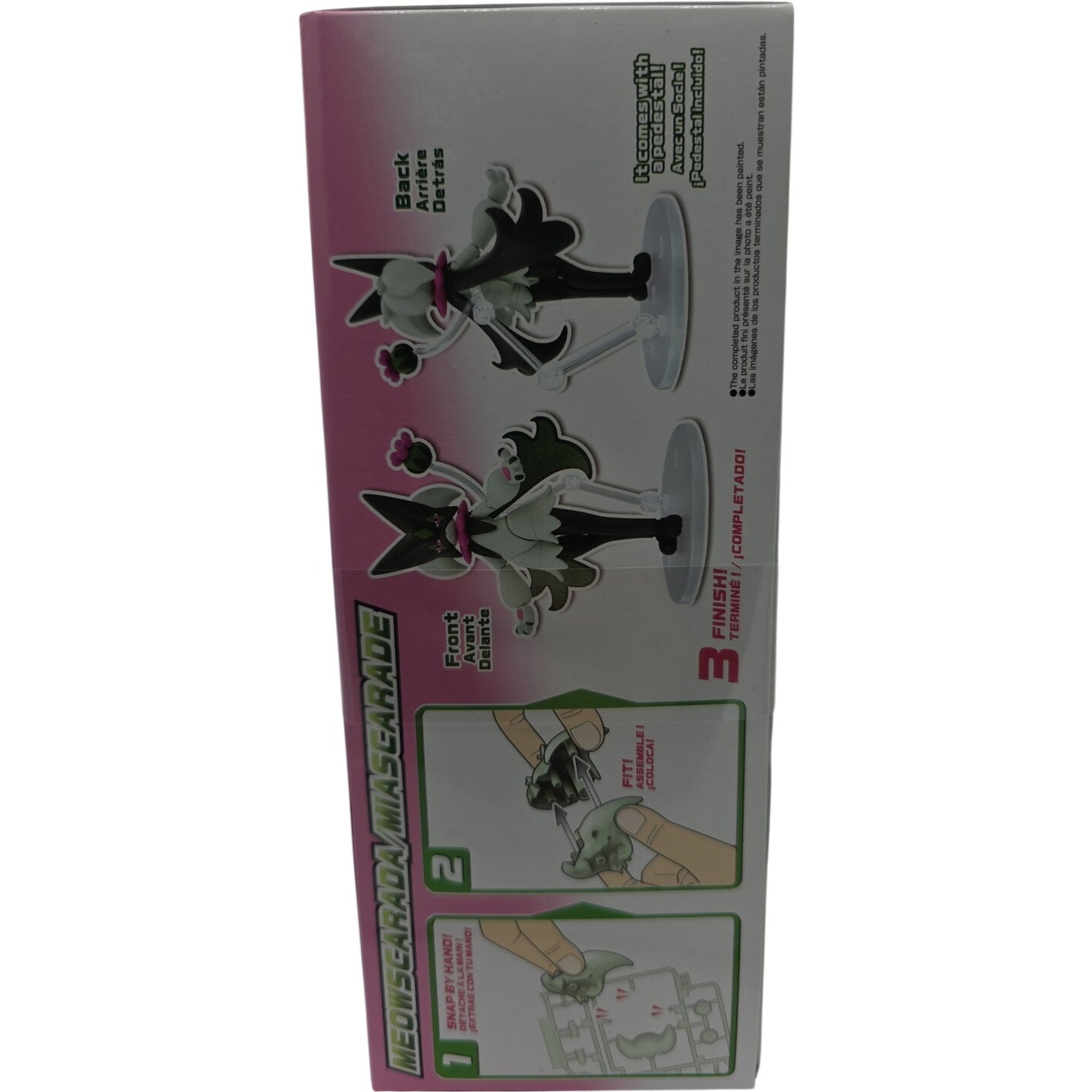 Bandai Pokemon Meowscarada Mascarade Hobby Model Kit Easy Snap Build Figure