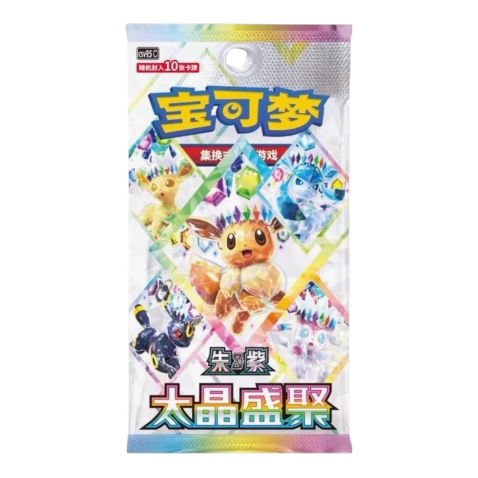 Pokemon TCG Chinese Terastal Gathering Leafeon Binder Set