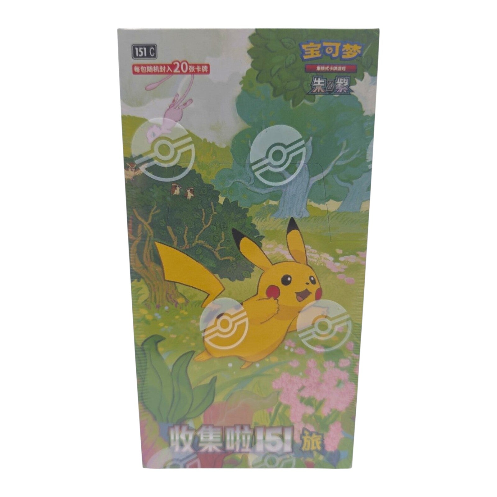 Pokemon TCG Chinese 151 Journey 1x Jumbo Booster Box