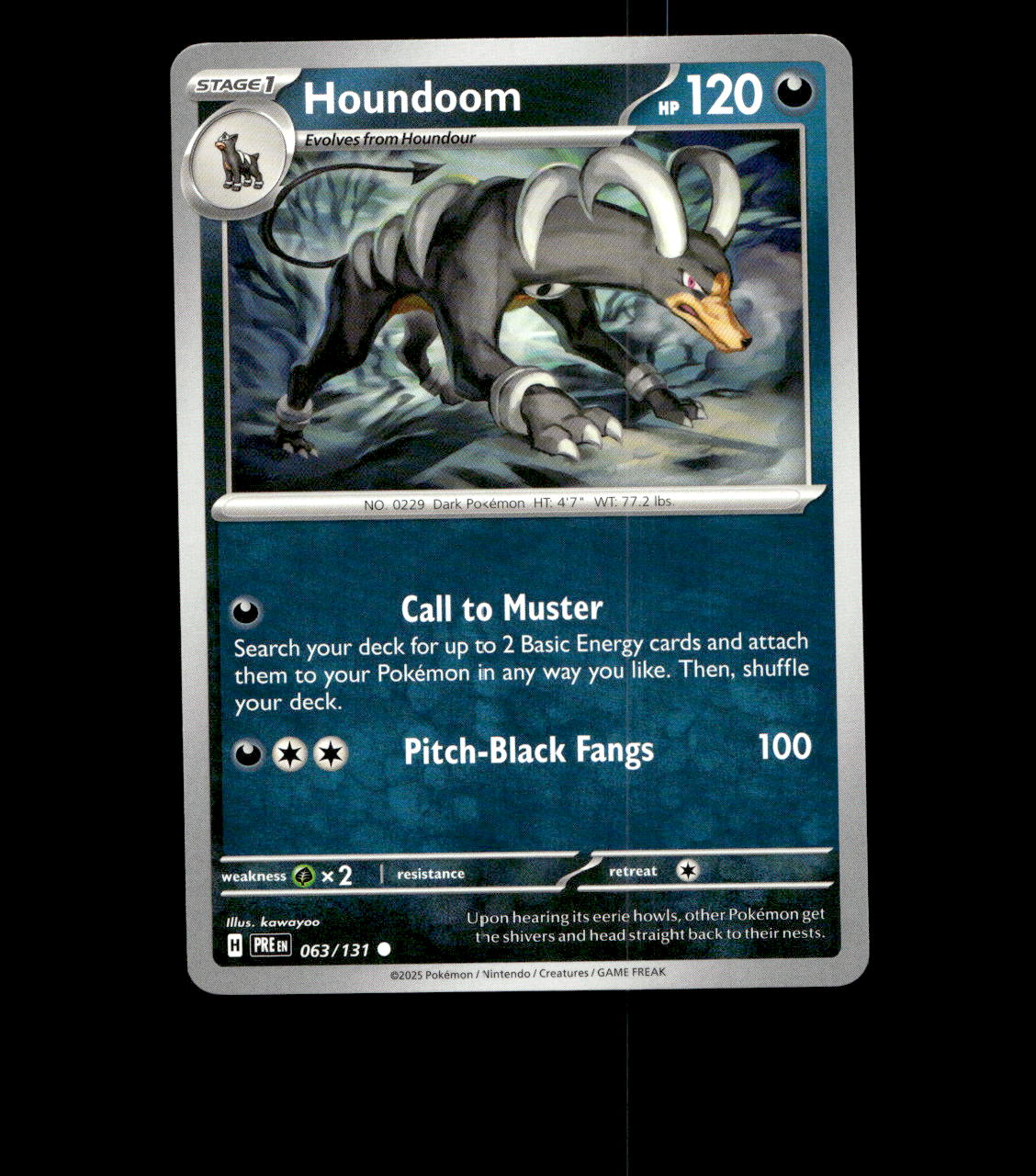 Houndoom - 063/131 - Prismatic Evolutions - Near Mint