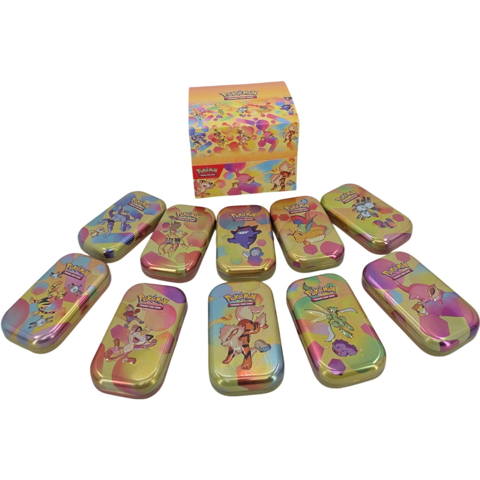 Pokemon TCG Scarlet & Violet 151 Mini Tin Display - 10 Mini Tins