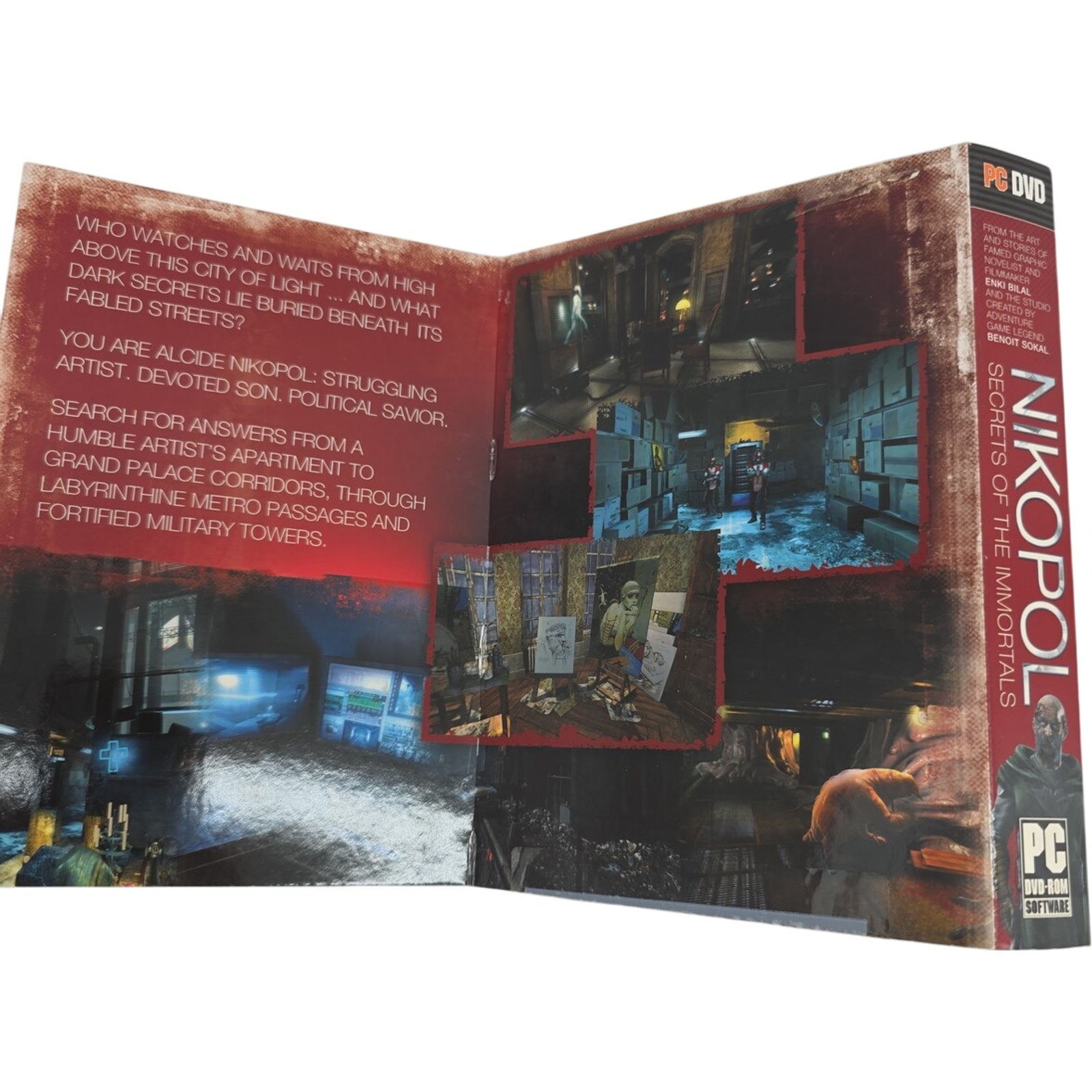 Nikopol Secrets of the Immortals PC 2008 Got Game Entertainment with Box Tested