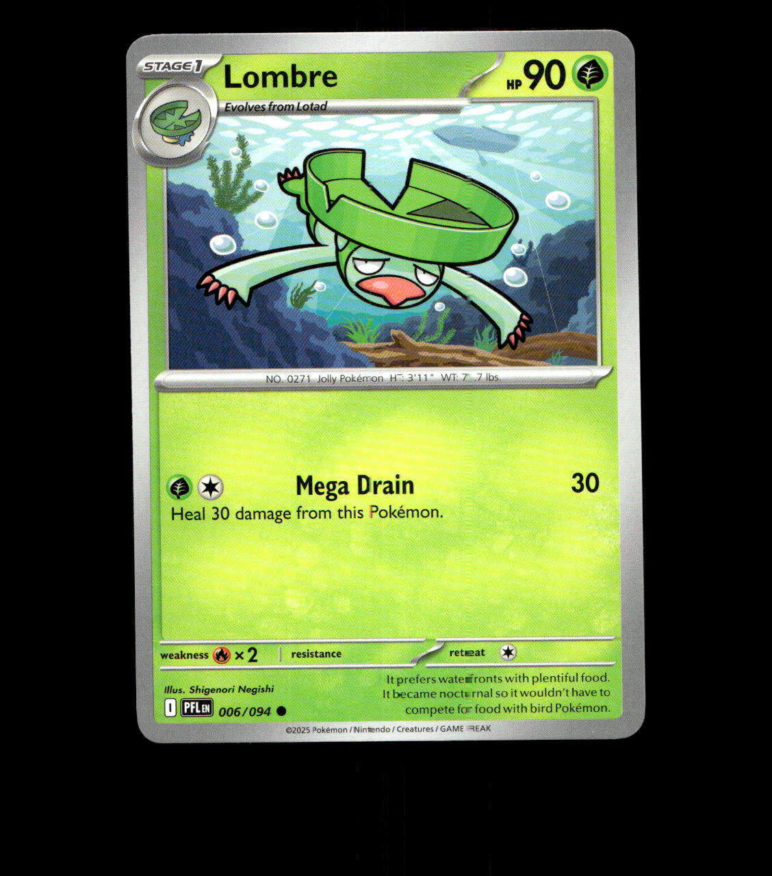 Lombre – 006/094 – Phantasmal Flames – Near Mint