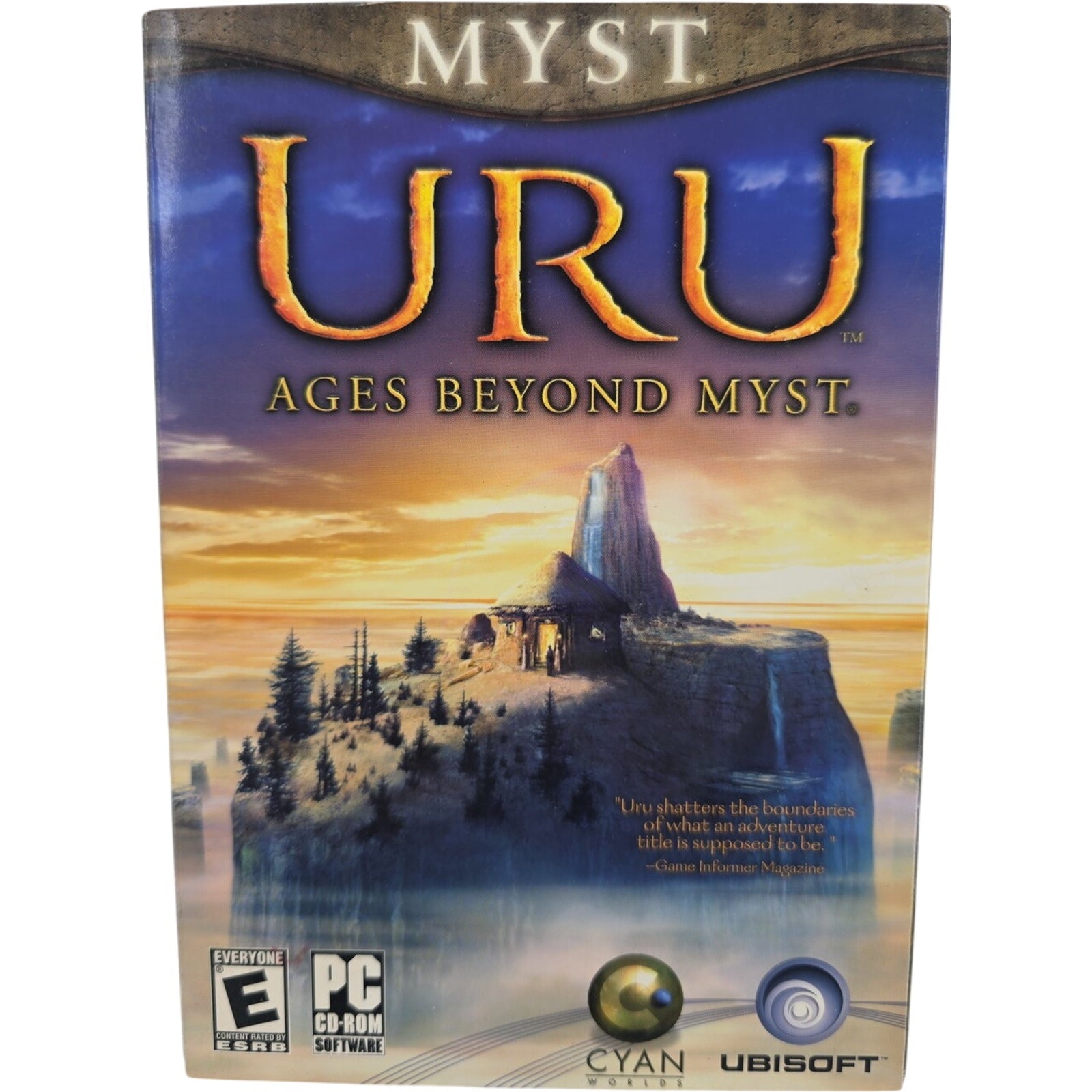 Myst Uru Ages Beyond Myst PC 2003 Ubisoft Complete with Box Tested & Working