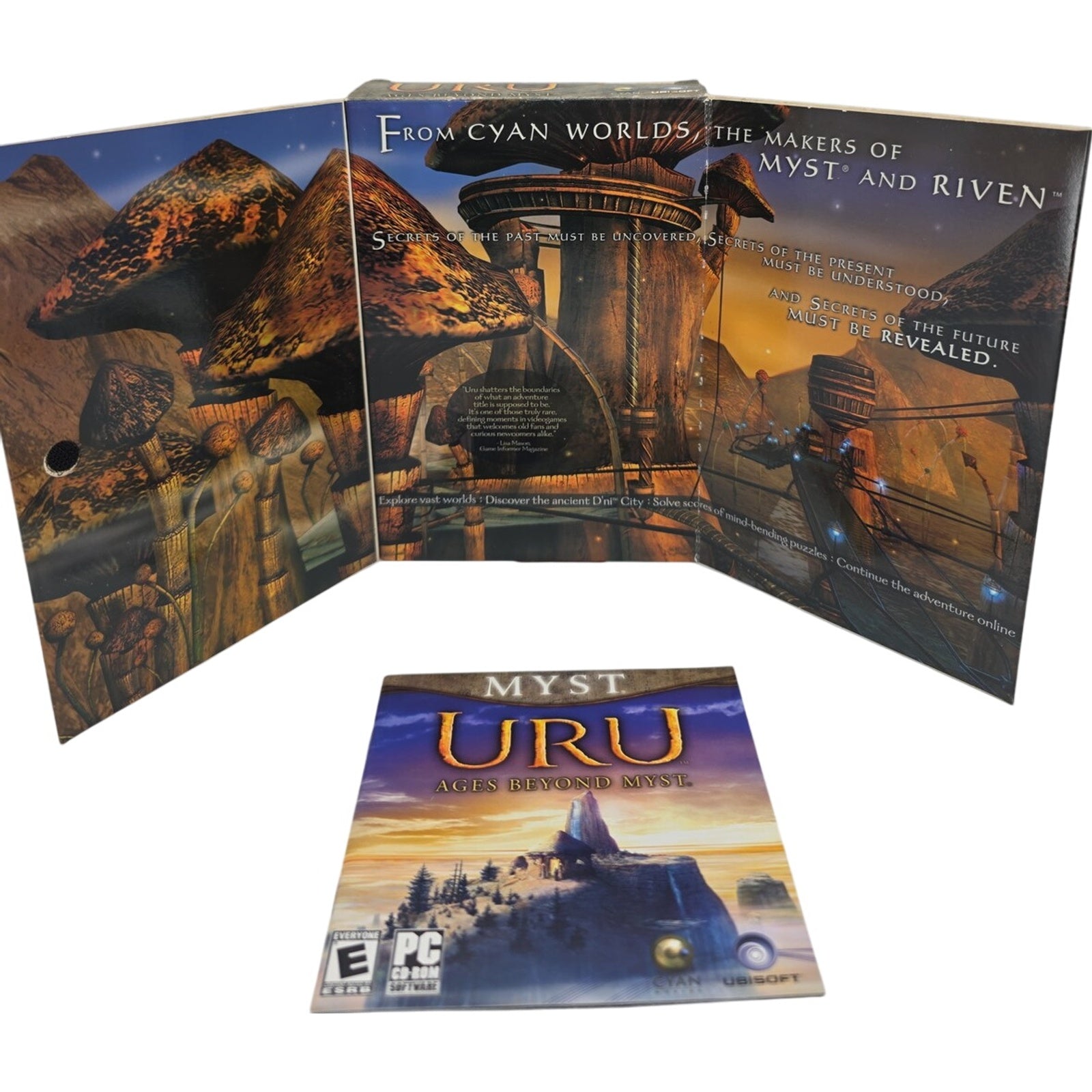 Myst Uru Ages Beyond Myst PC 2003 Ubisoft Complete with Box Tested & Working