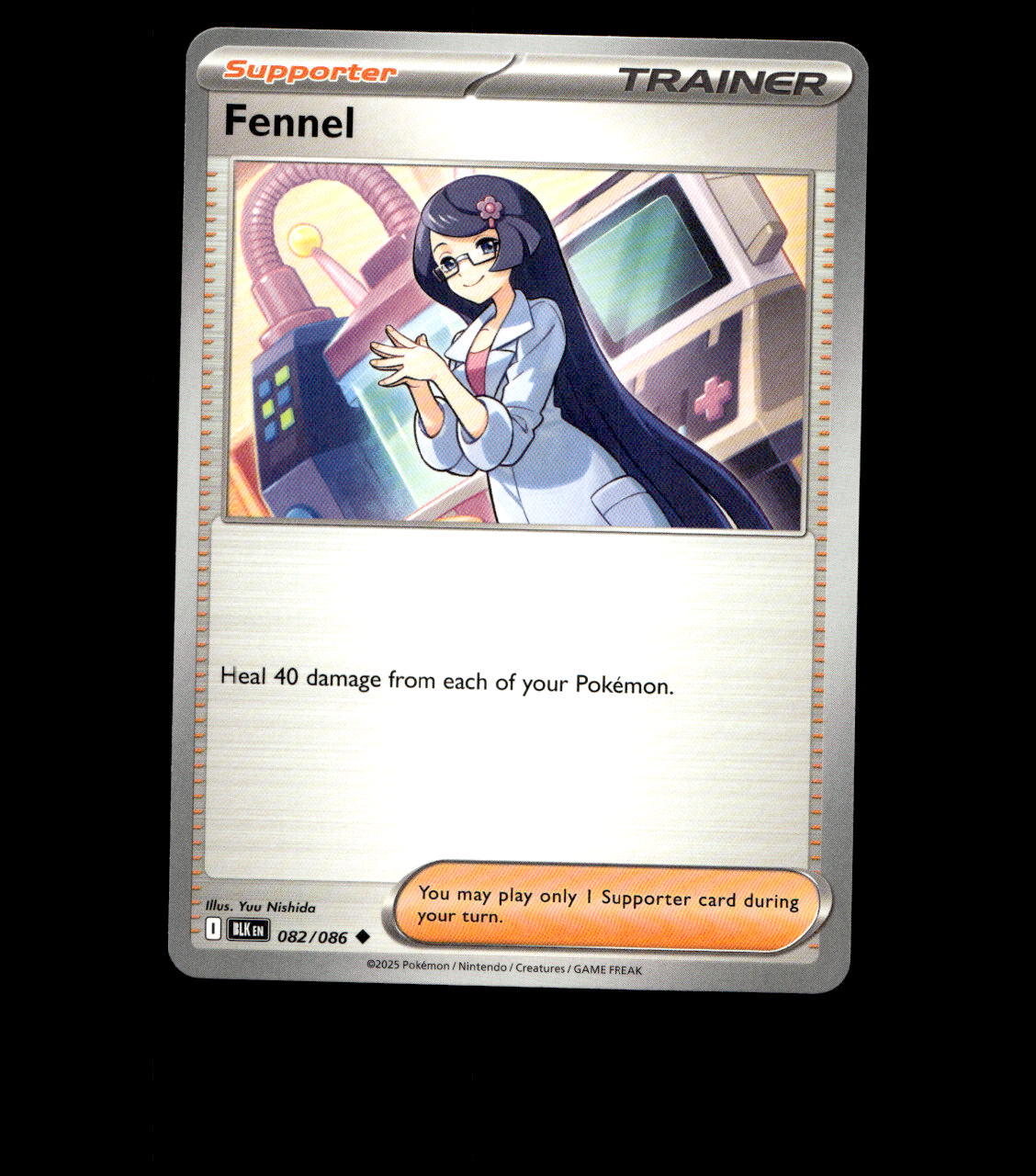 Fennel – 082/086 – Black Bolt – Normal – Near Mint