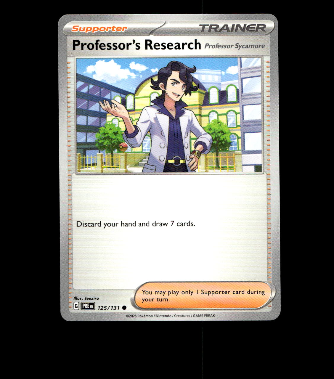 Professor's Research [Professor Sycamore] (Poke BALL Pattern) - SV: Prismatic Evolutions [POKE BALL PATTERN] [Near Mint] | Ozzie Collectables