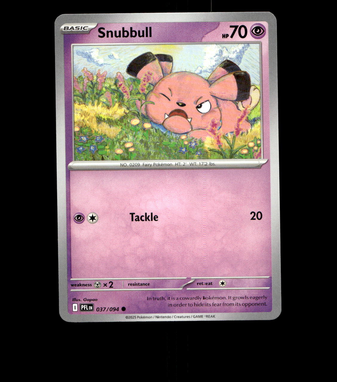 Snubbull - 037/094 - Phantasmal Flames - Near Mint