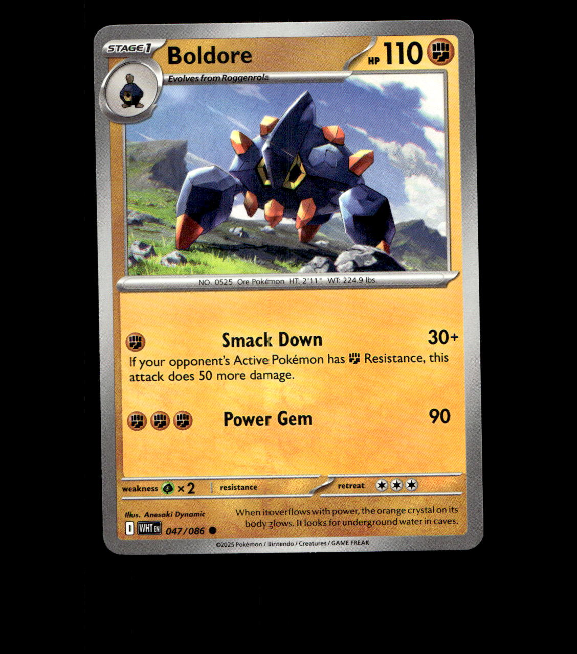 Beldore – 047/086 – White Flare – Normal – Near Mint