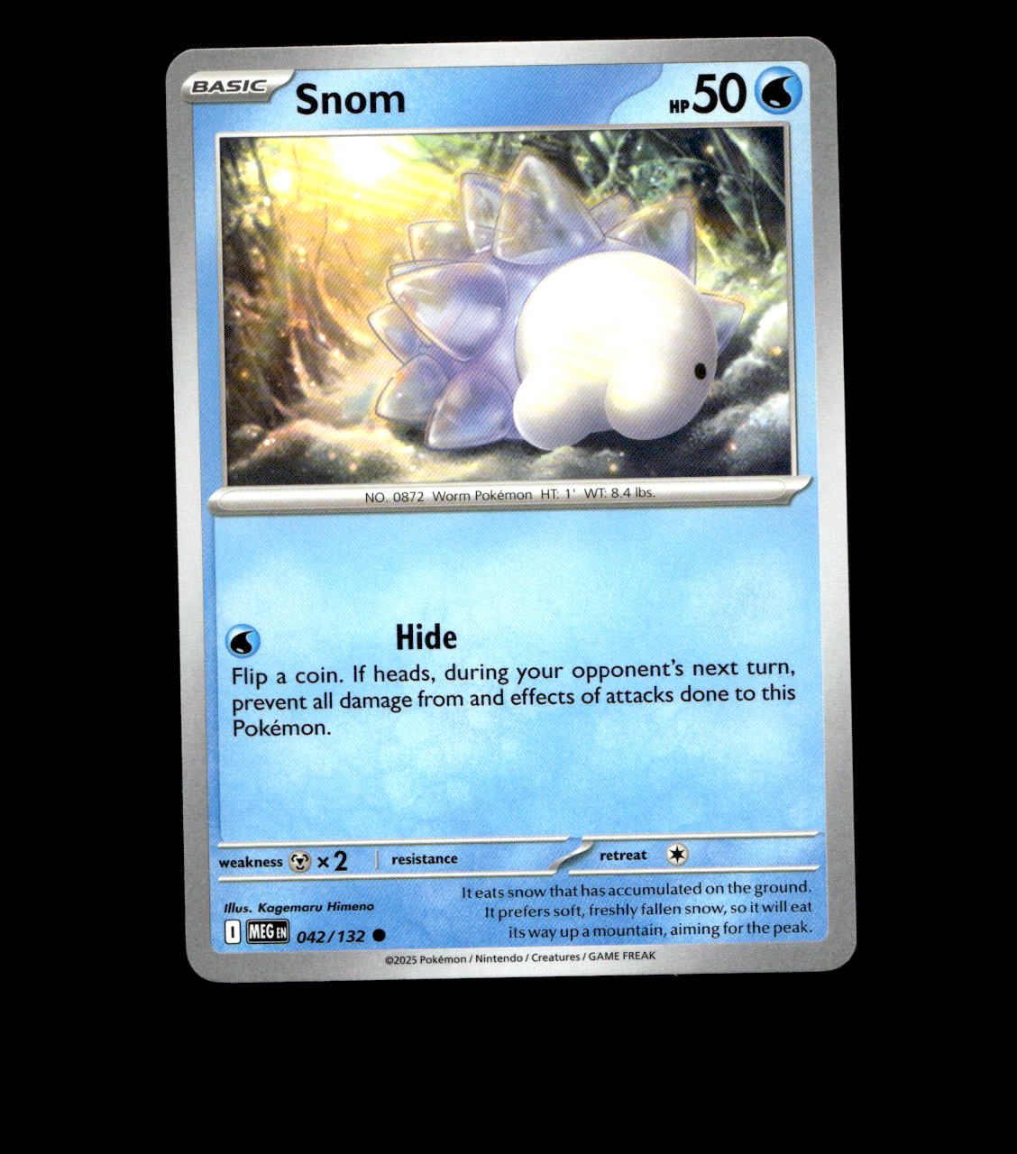 Snom - 042/132 - Mega Evolution - Non Holo Near Mint