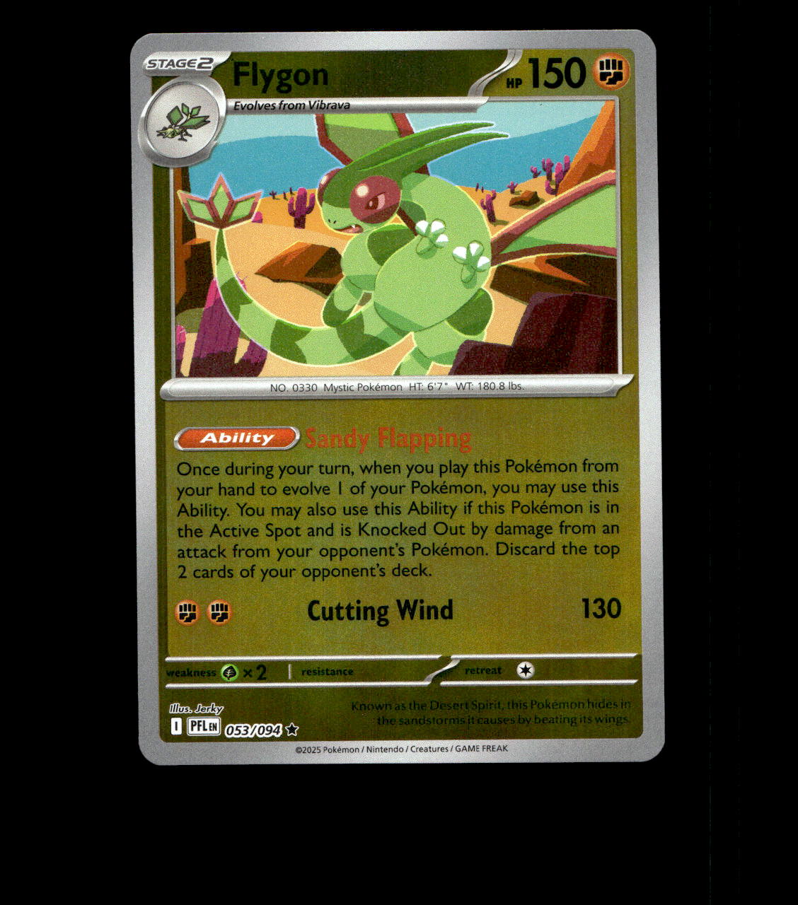 Flygon – 053/094 – Phantasmal Flames – Reverse Holo Near Mint