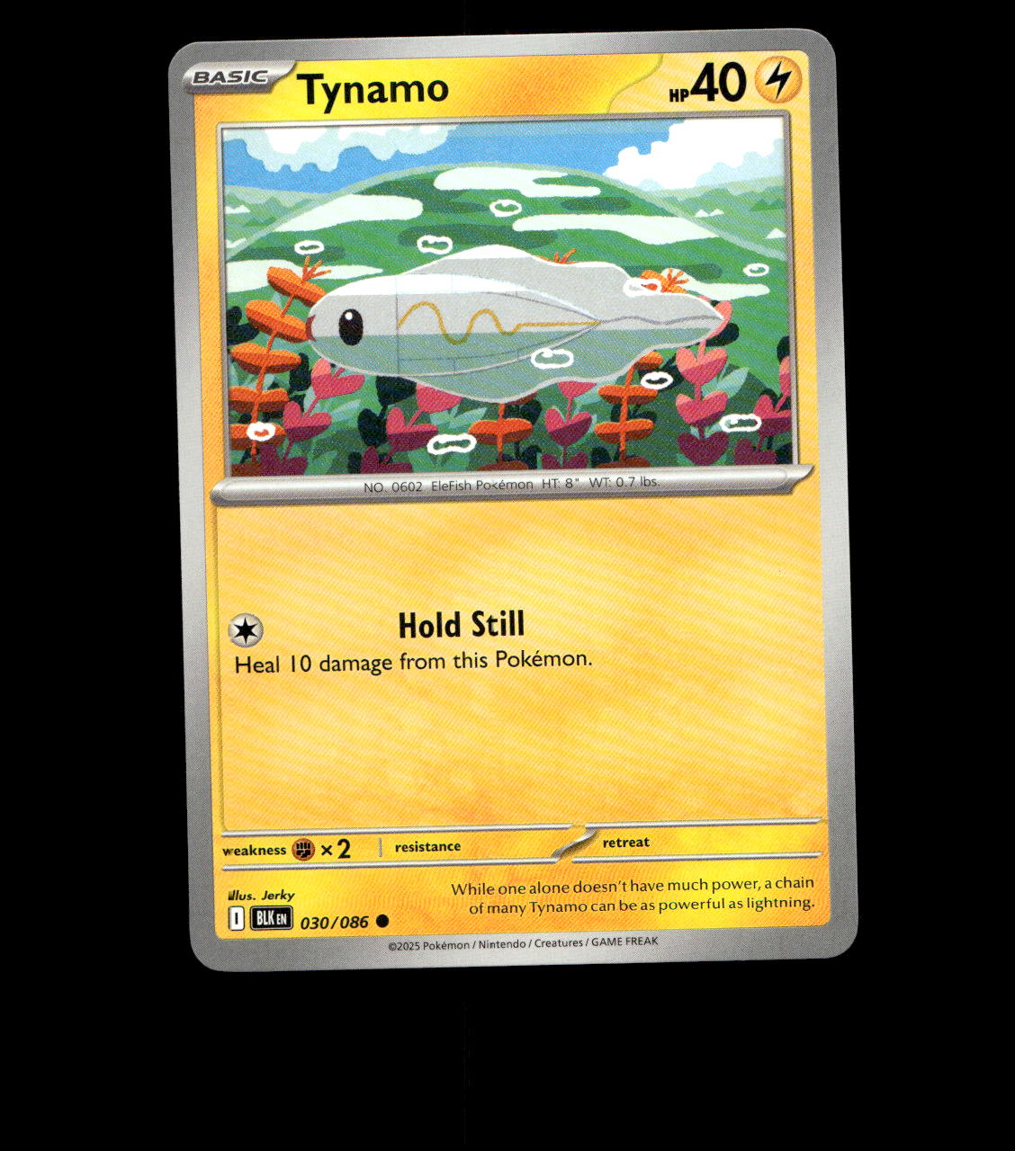 Tynamo – 030/086 – Black Bolt – Normal – Near Mint