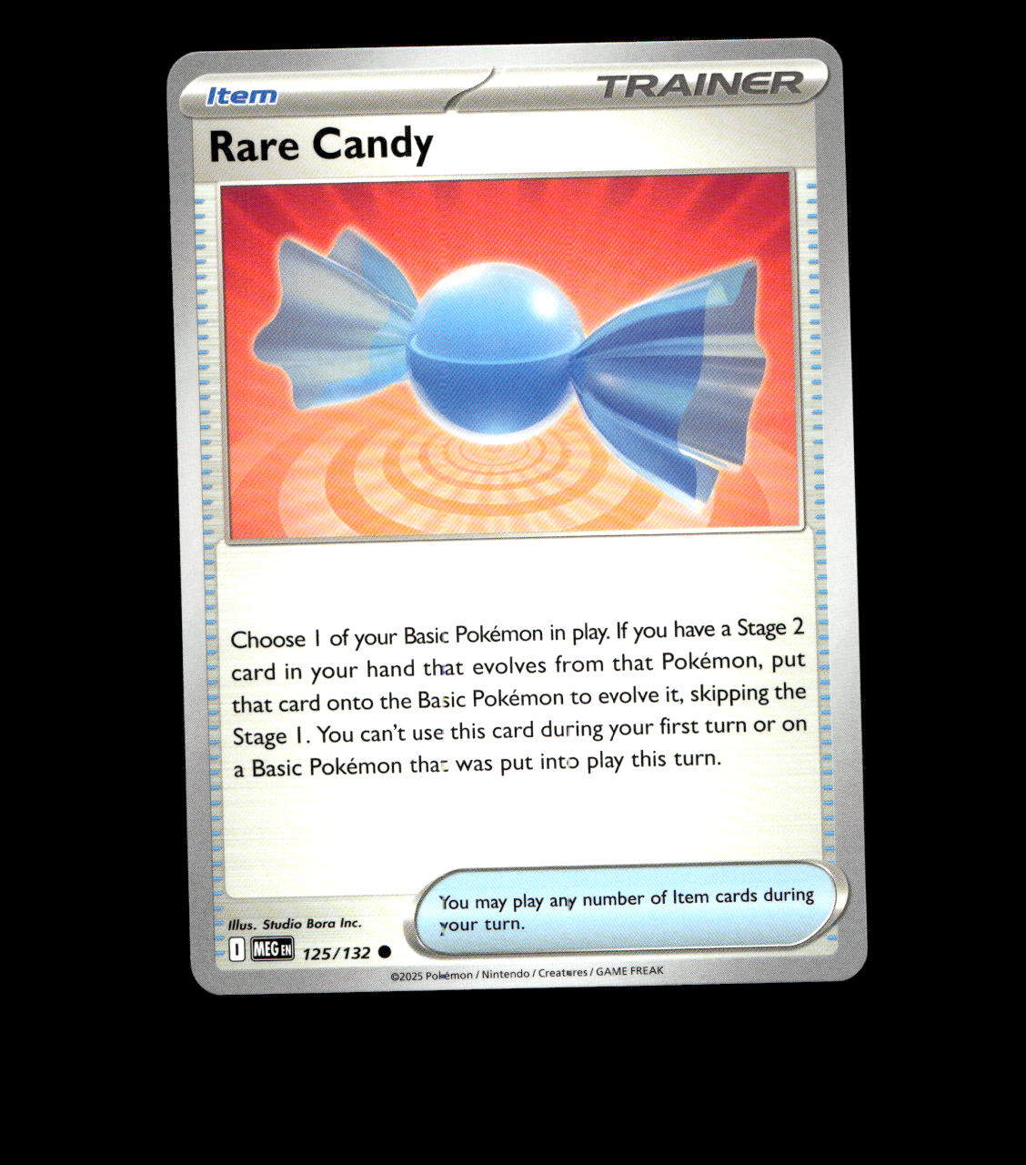 Rare Candy - 125/132 - Mega Evolution - Non Holo Near Mint
