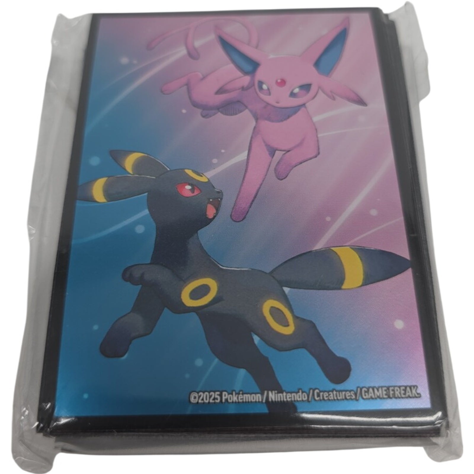 Umbreon and Espeon Sleeves 65 Count Pokemon TCG Prismatic Evolution ETB