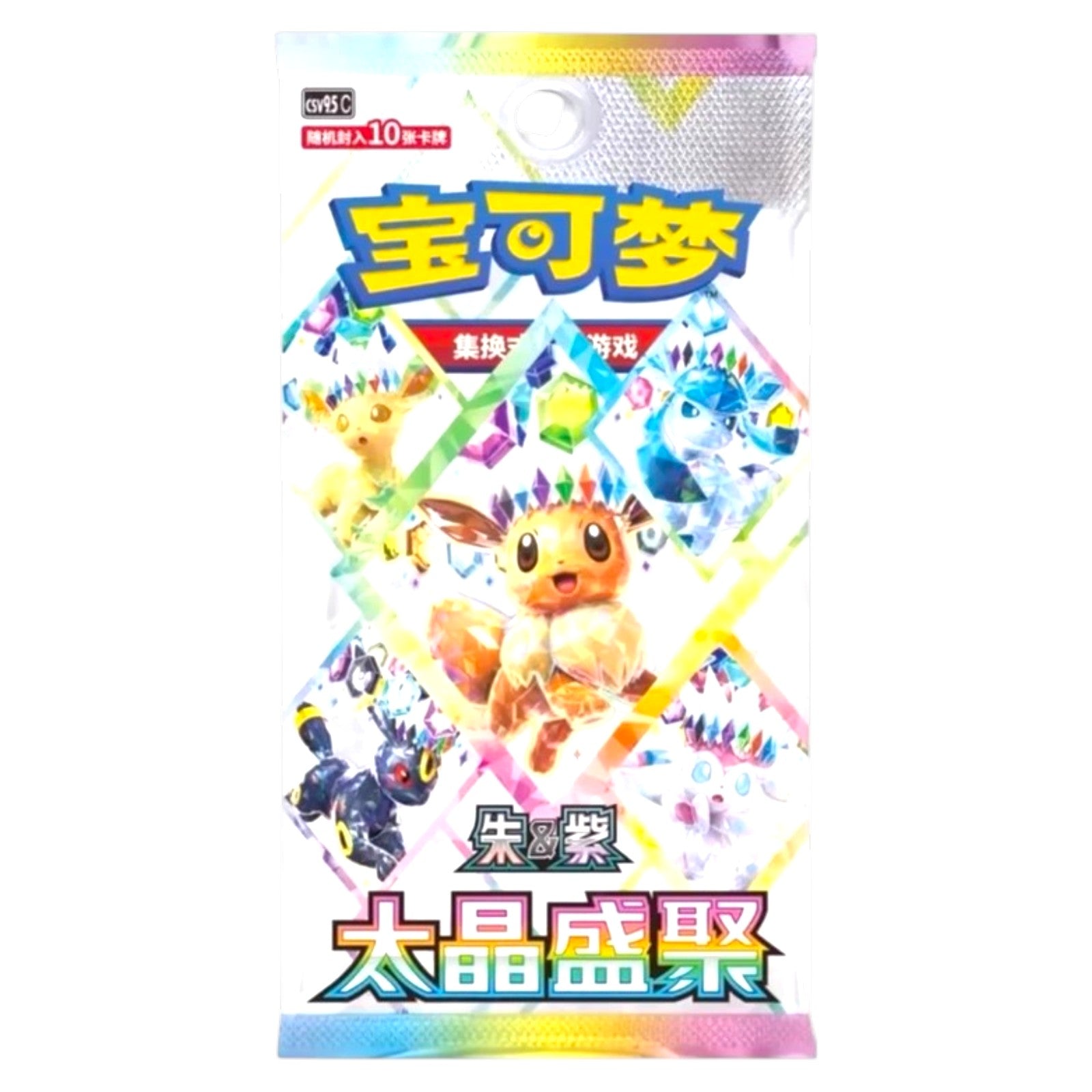 Pokemon TCG Chinese Terastal Gathering Coin Set Eevee