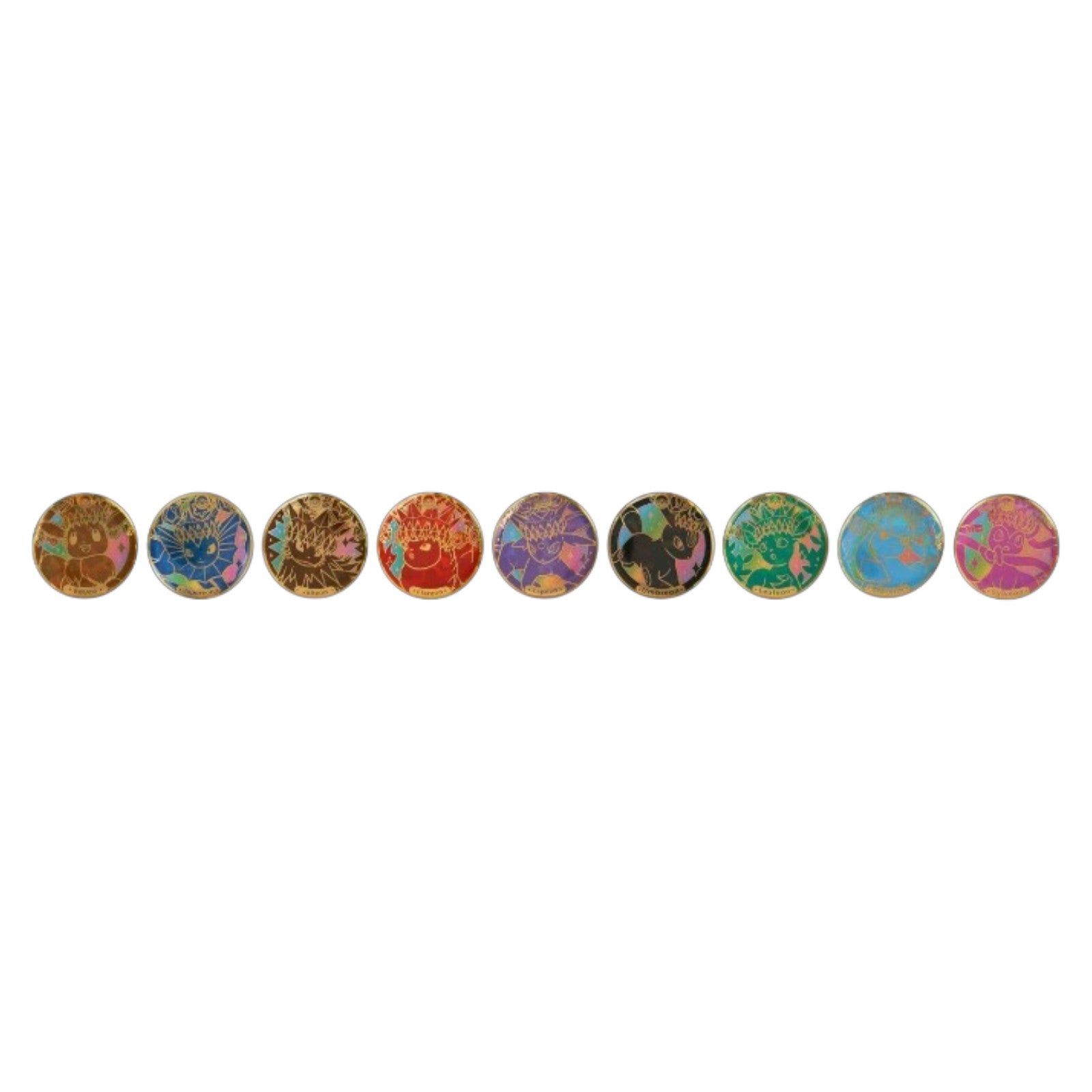 Pokemon TCG Chinese Terastal Gathering Badge Set