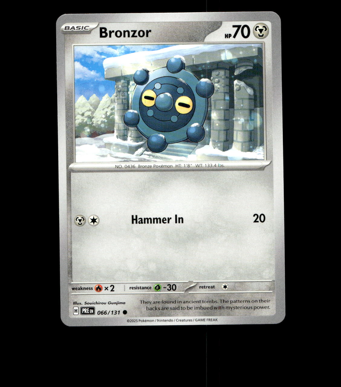Bronzor - 066/131 - Prismatic Evolutions - Near Mint